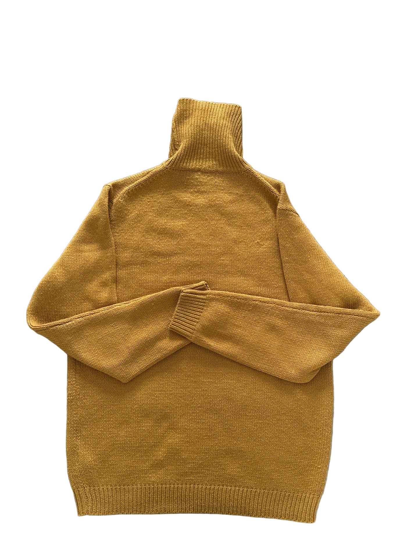 Sseinse Mustard Roll Neck Jumper