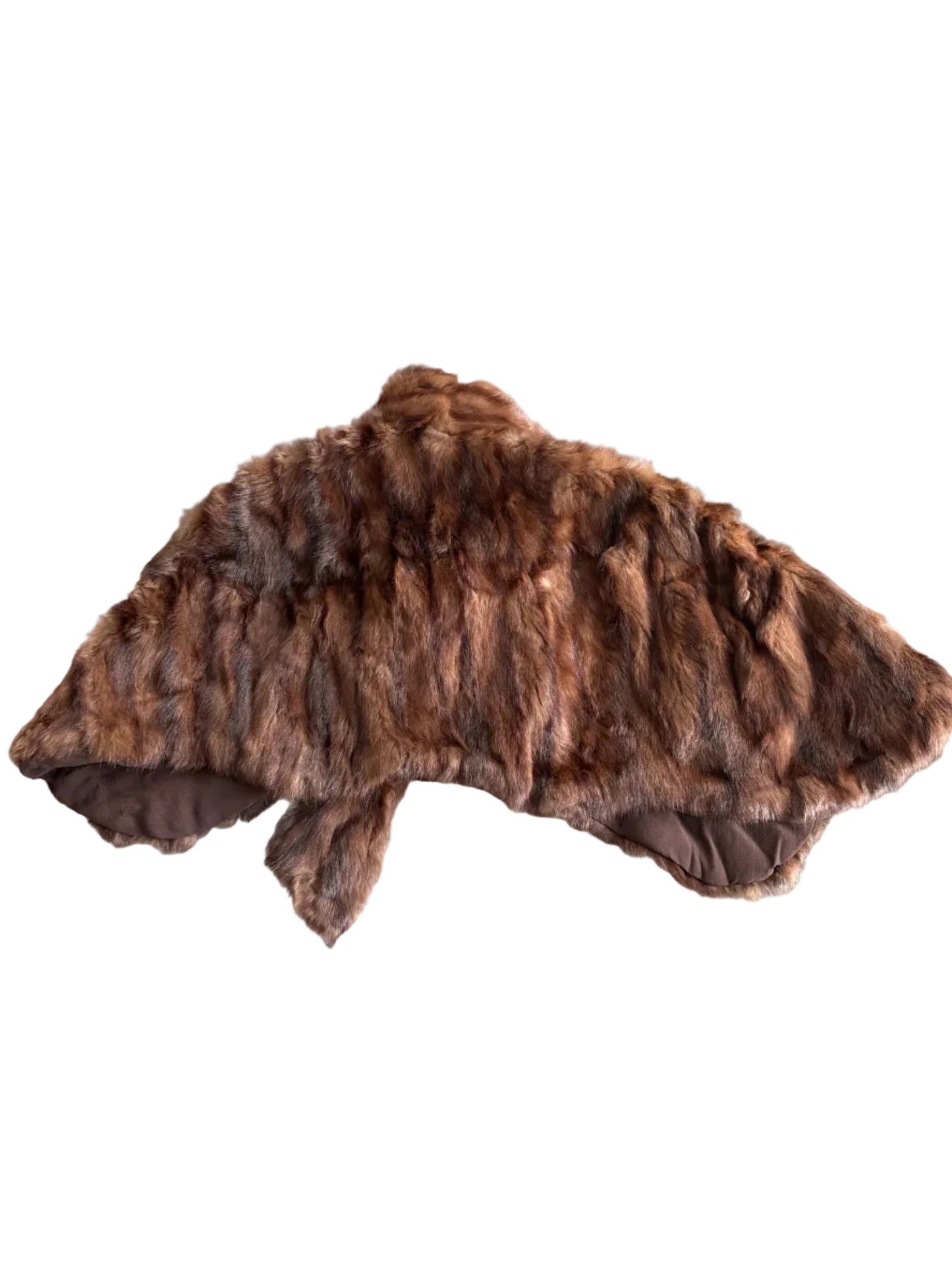 1940s–1950s Authentic Vintage Fur Capelet