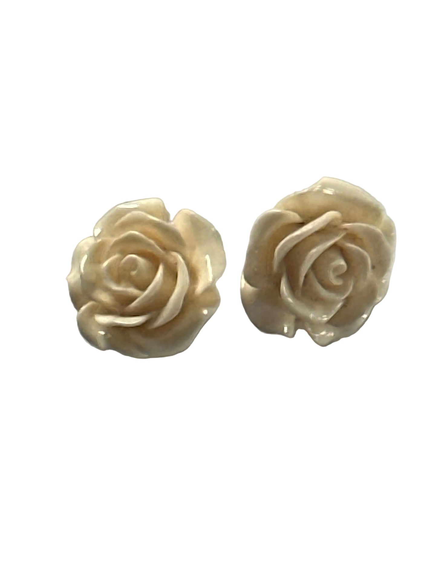 Ivory Rose Earrings
