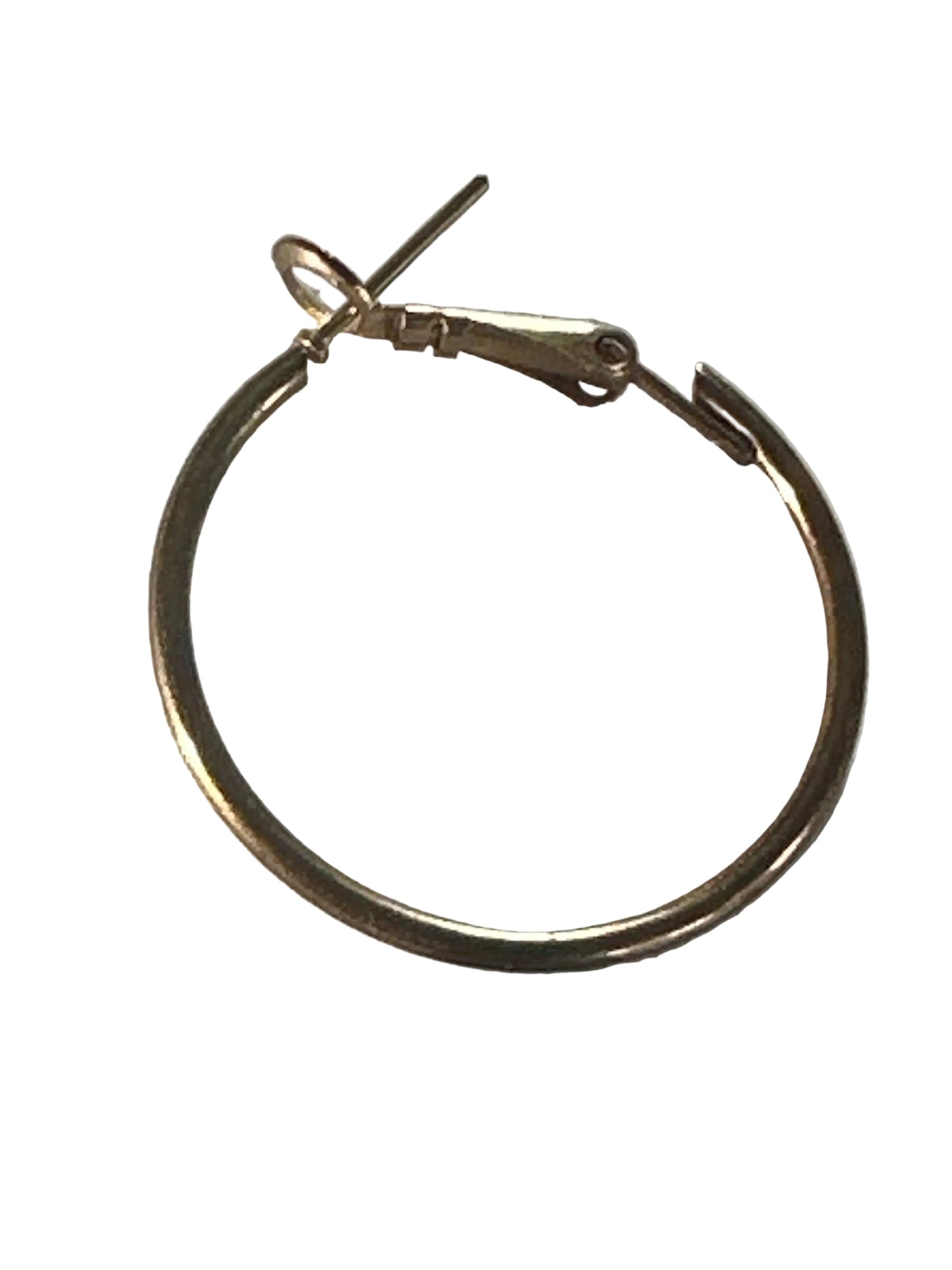 Golden Hoop Earrings 2.5 cm