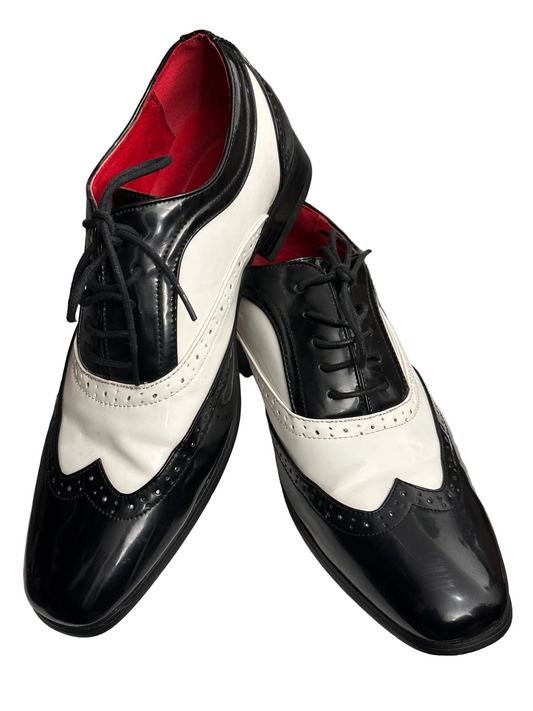Vintage 2000s Rossellini Collezione Italiana Two Tone Spectator Shoes UK 10