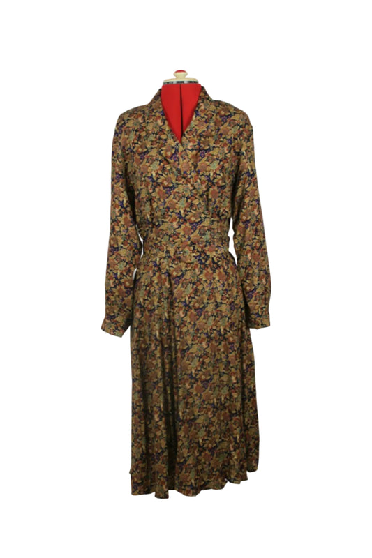 1960s St Michael midi dress with belt