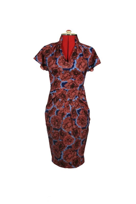Vintage - inspired by Late 1950s / Early 1960s Sculpted Wiggle, Lindy Bop Emma Carnation Dress