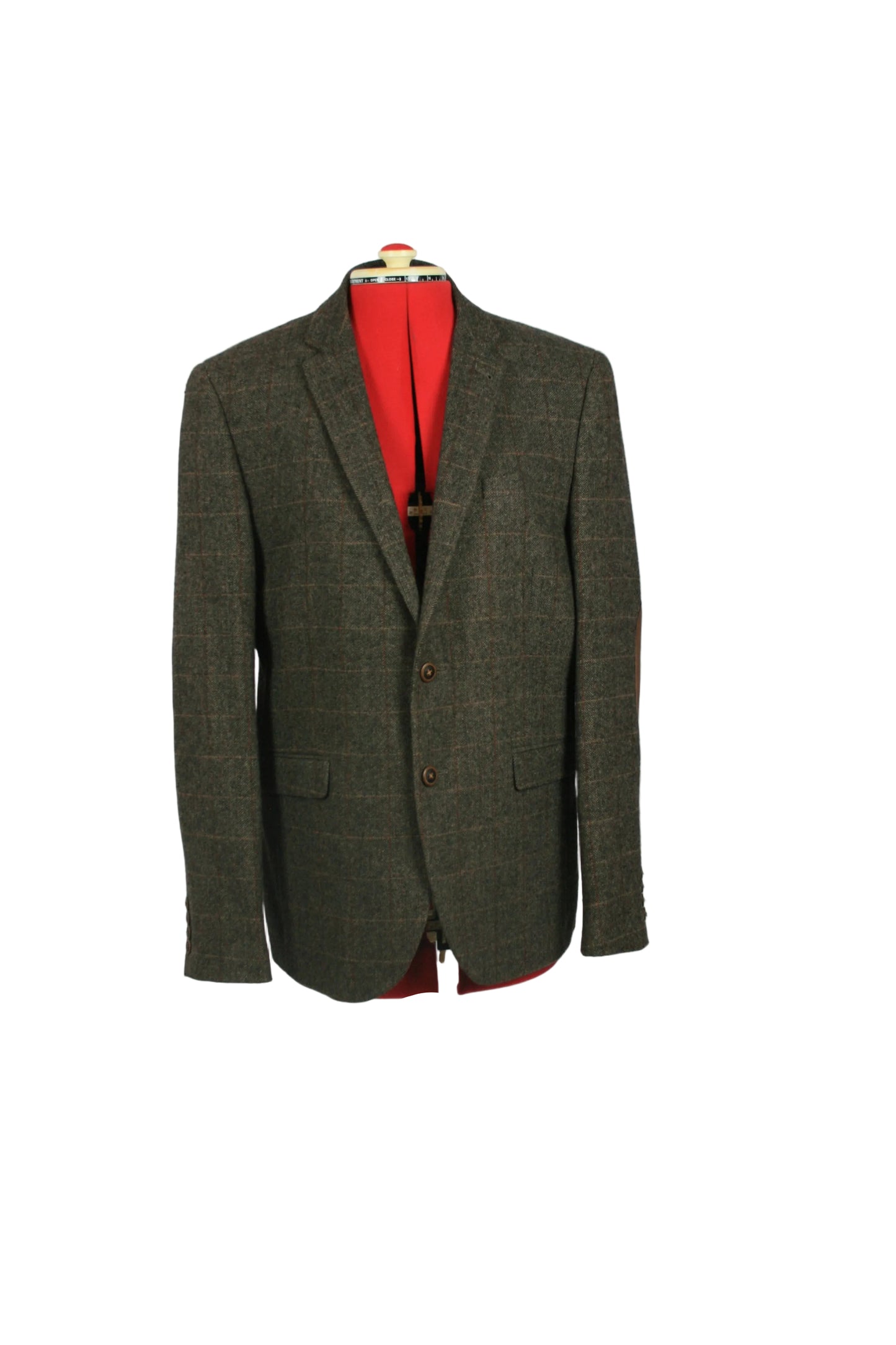 Vintage inspired Tweed Blazer with Elbow Patches – 1960s British Style