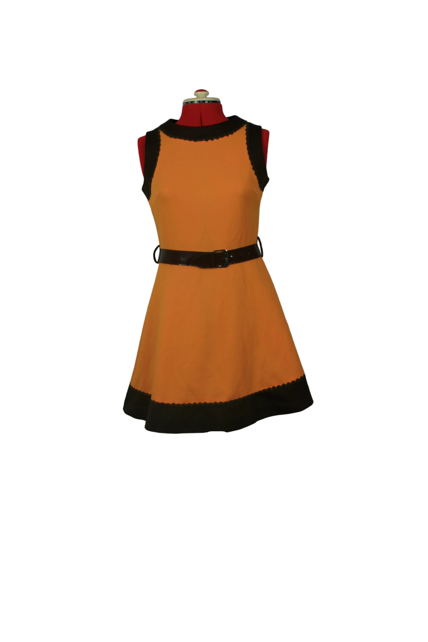 1960s Sleeveless Dress with Original Belt