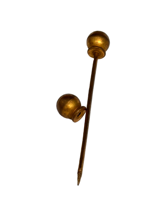 c.1950s True Vintage Gold Tone Collar Bar
