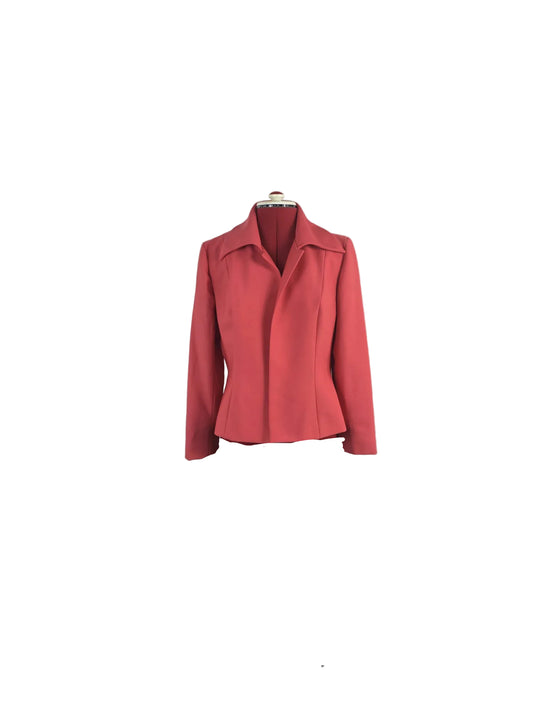 Peggy French Couture Tailored Jacket, Raspberry Red