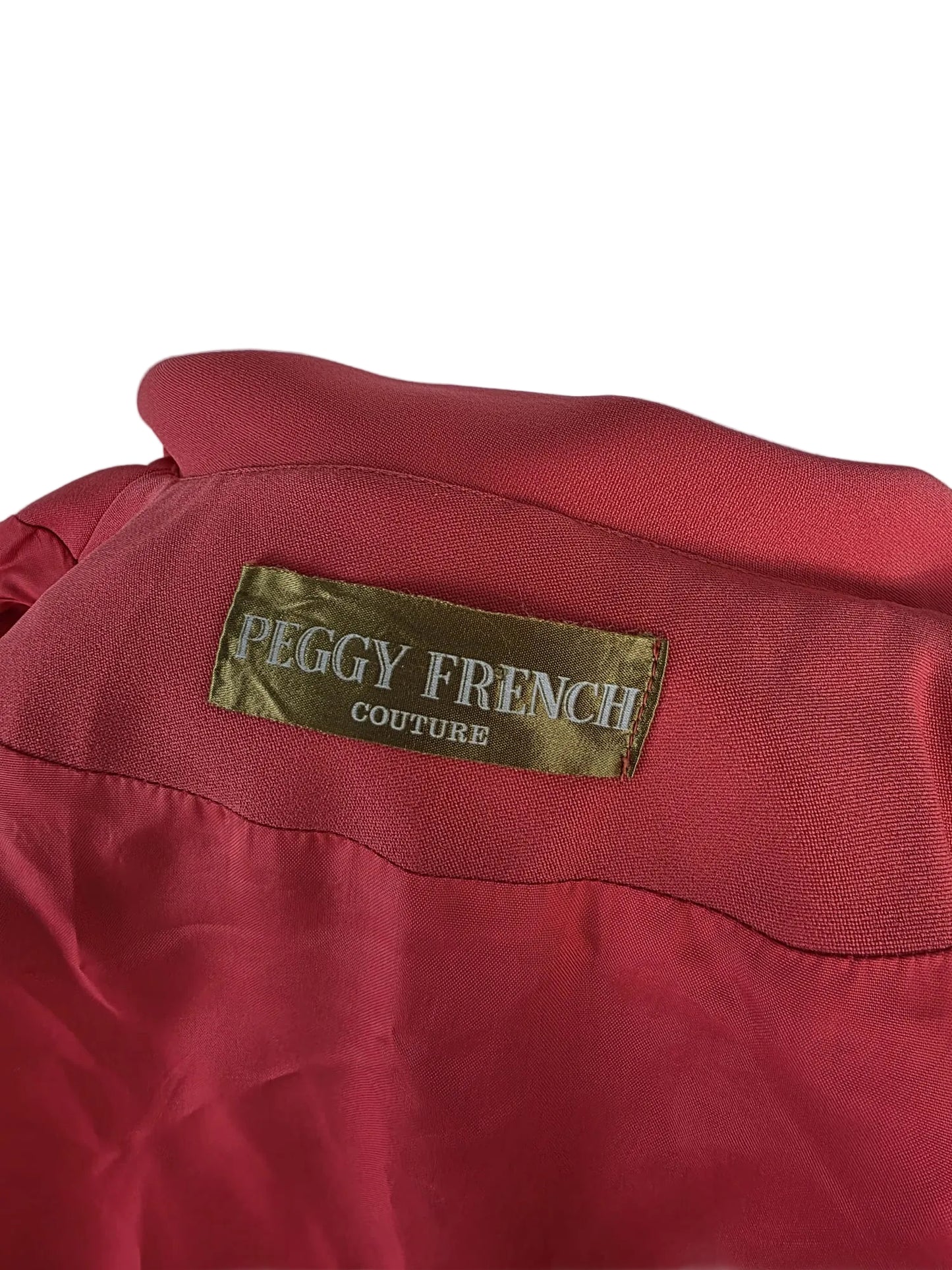 Peggy French Couture Tailored Jacket, Raspberry Red