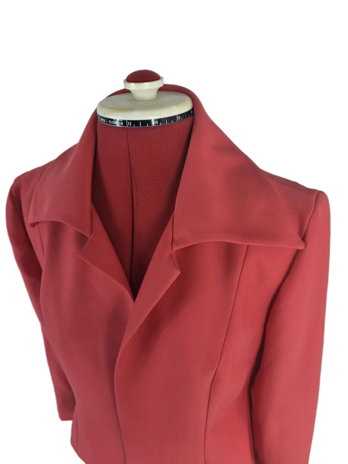 Peggy French Couture Tailored Jacket, Raspberry Red