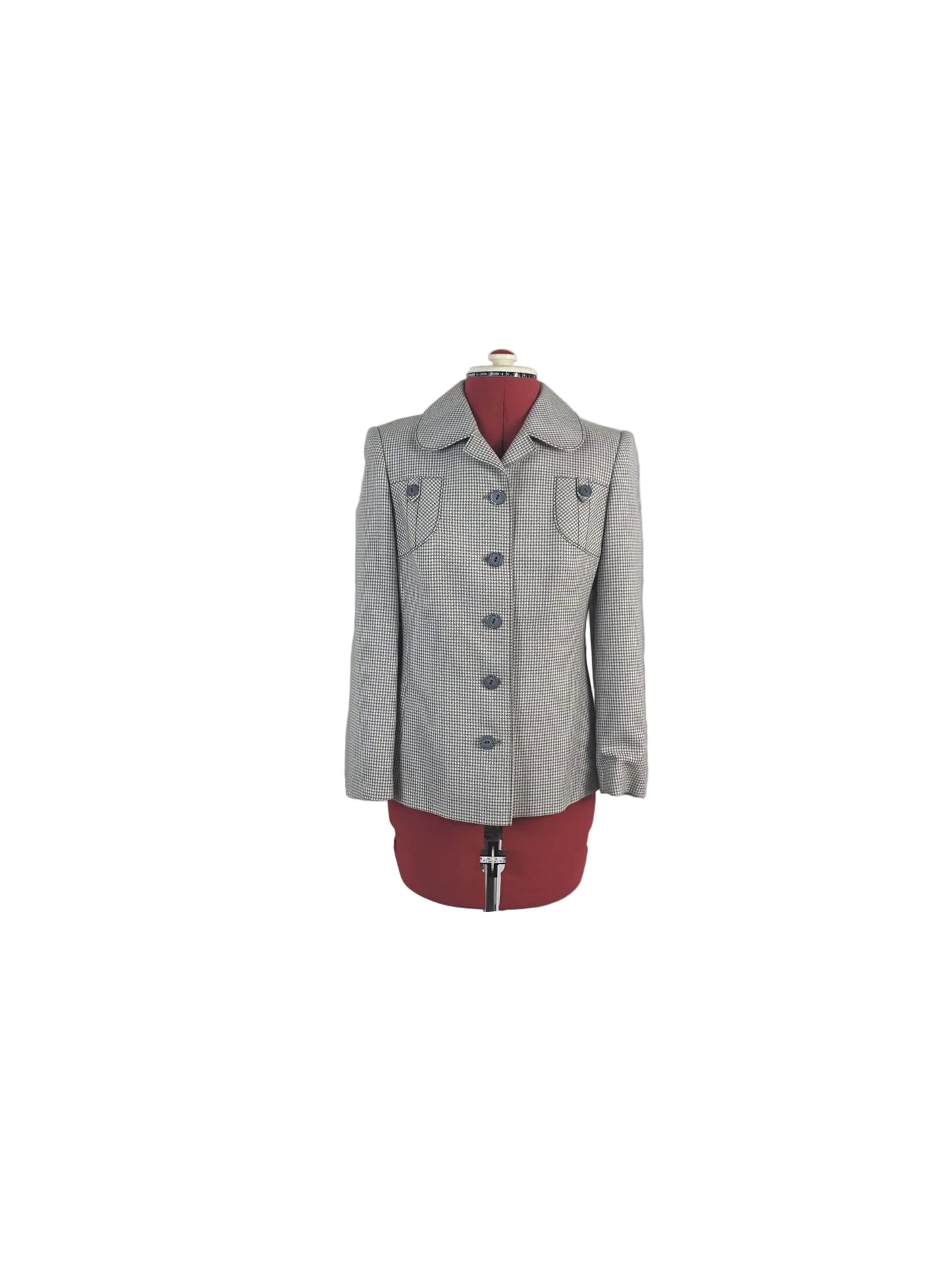 Late 1980s Vintage Houndstooth Power Blazer, Heritage Tailoring Inspired