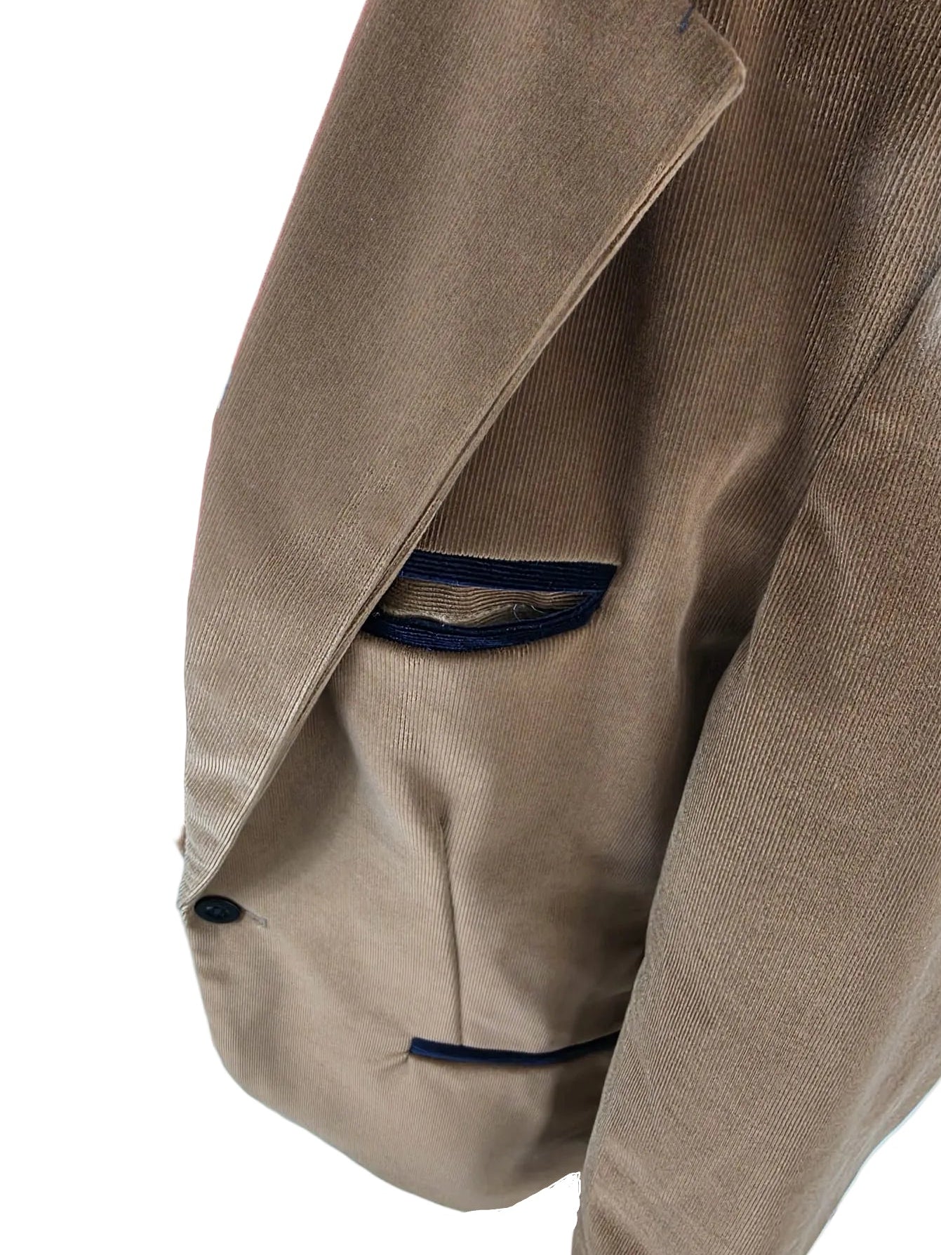 Late 1960s Inspired Velvet Tailored Blazer, Mod Minimalism