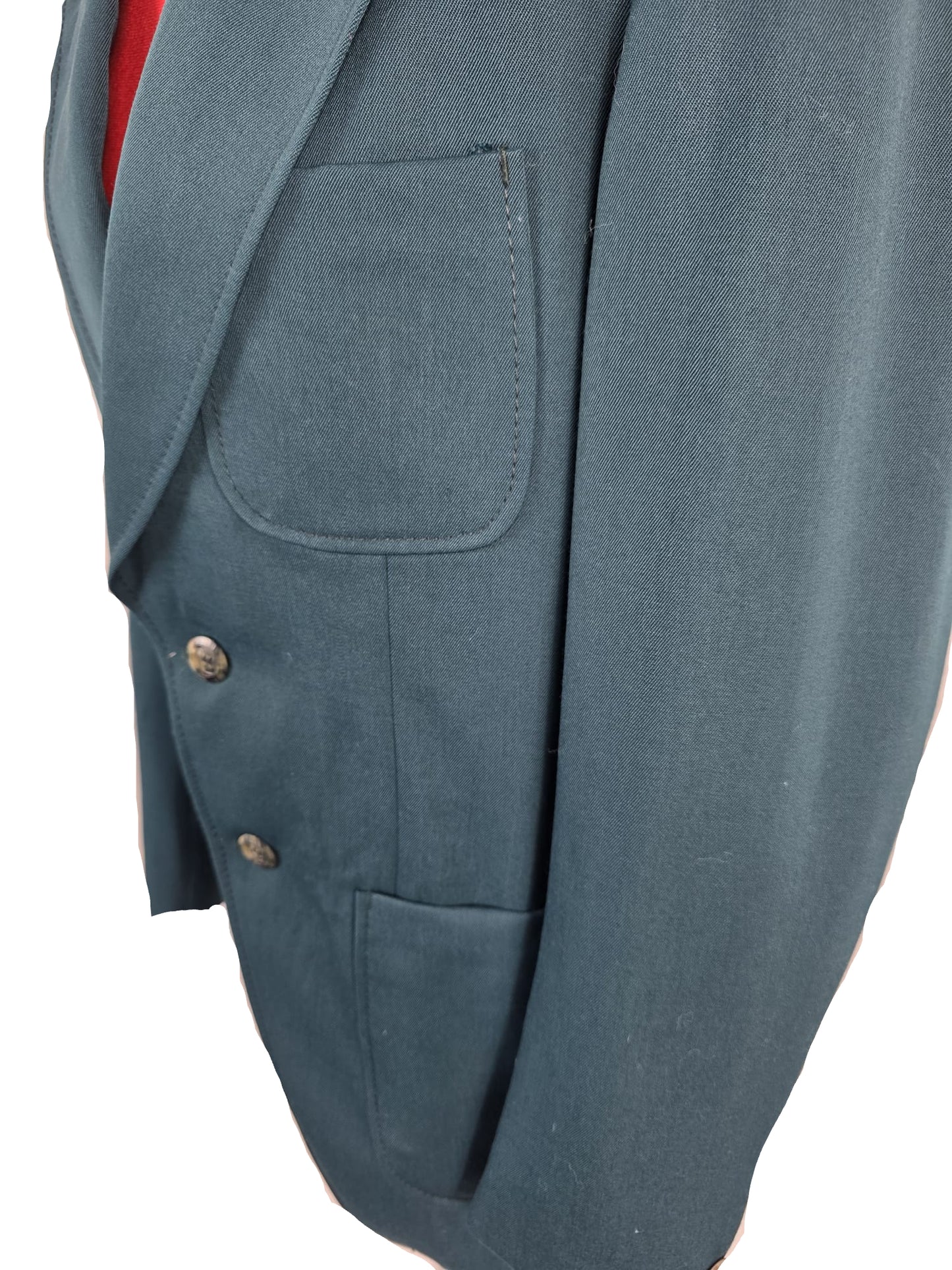 Late 1970s Vintage Navy Blazer Vaine Konfeksjon Norwegian Tailoring