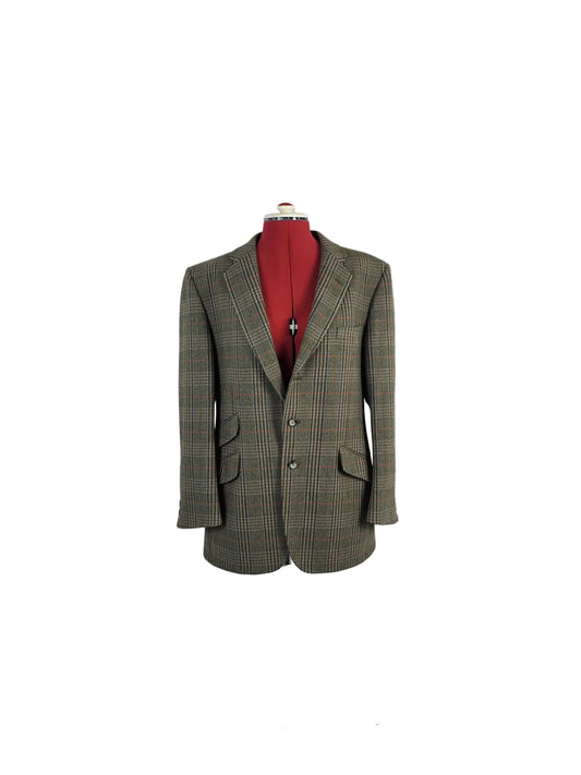 Vintage 1970s Bladen Supasax Tweed Hacking Jacket,  British Country Heritage