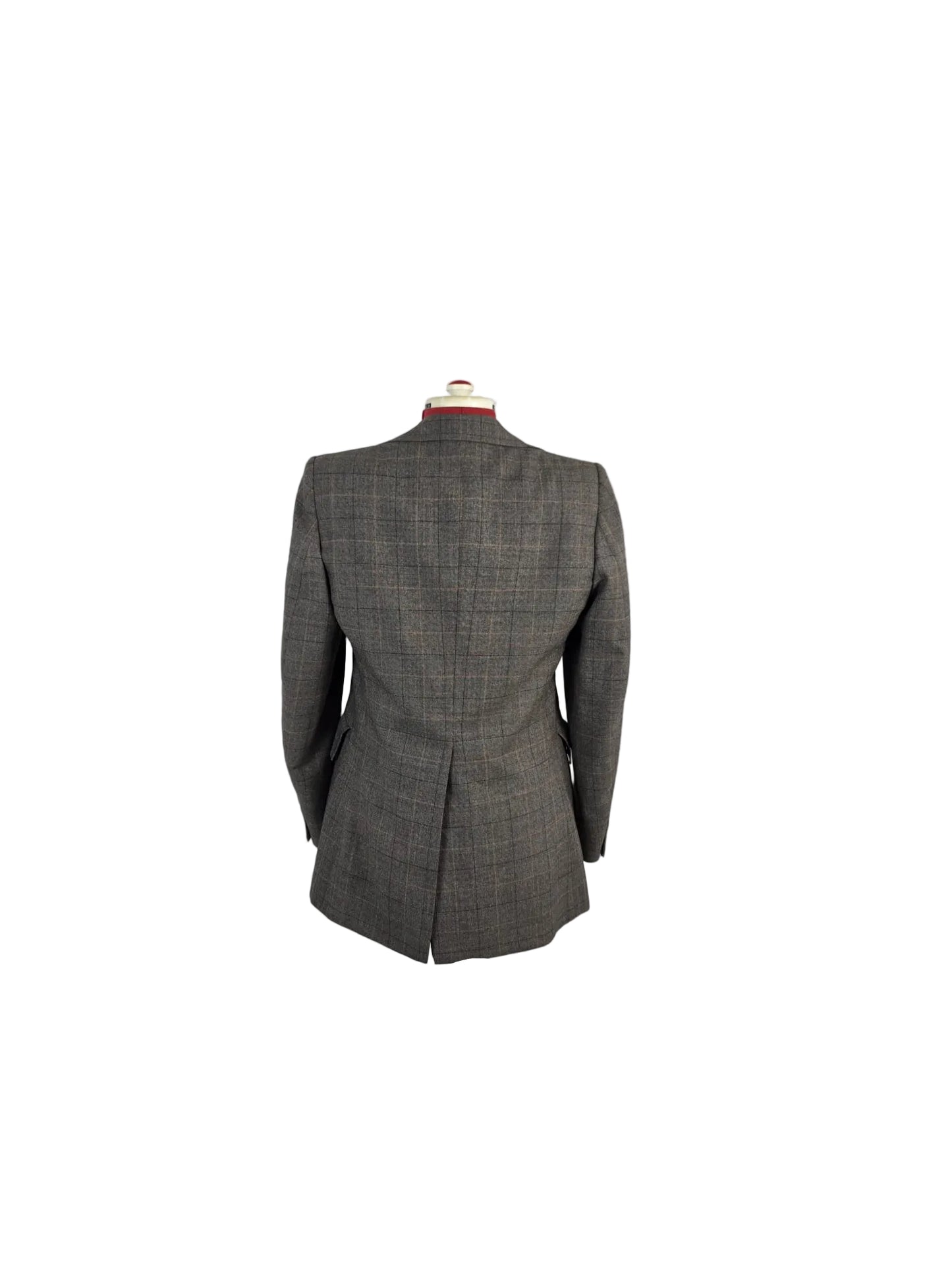 Vintage 1970s John Collier 2-Piece Tweed Set, Jacket & Waistcoat , Glen Check British Heritage