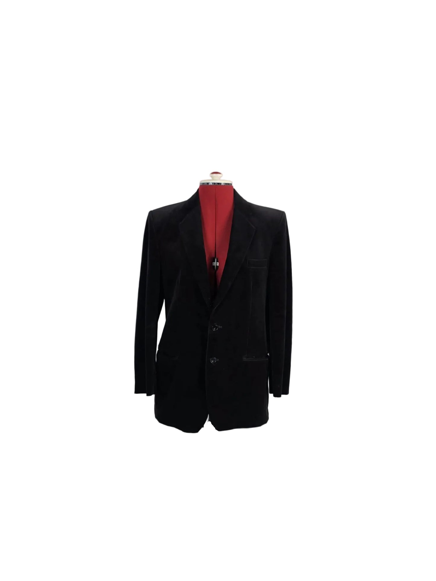 Vintage 1970s John Collier Black Velvet Blazer – Luxury Tailored Evening Jacket
