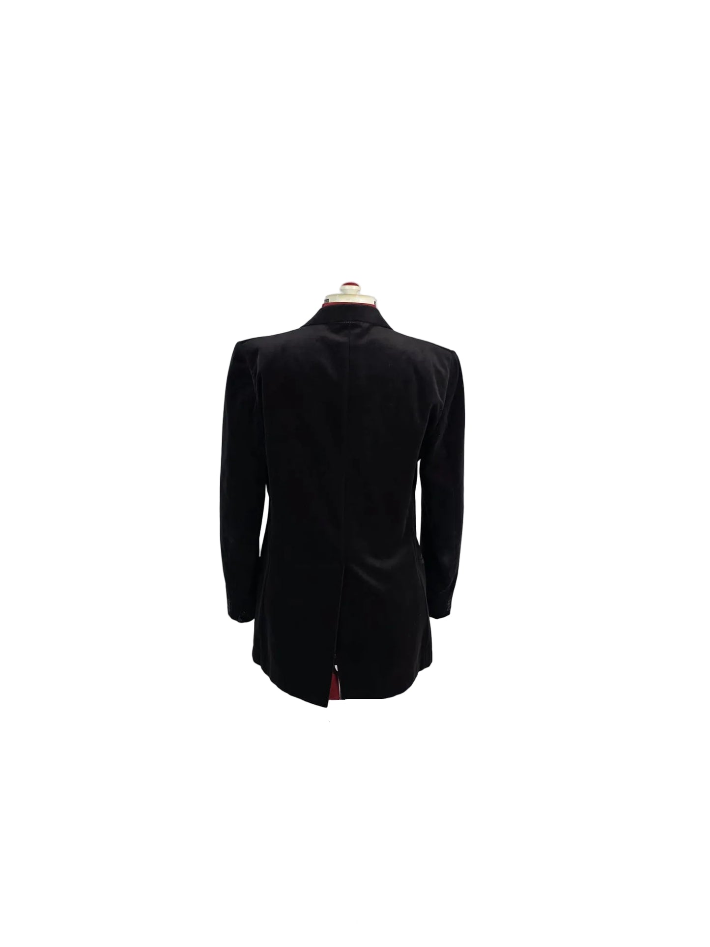 Vintage 1970s John Collier Black Velvet Blazer – Luxury Tailored Evening Jacket