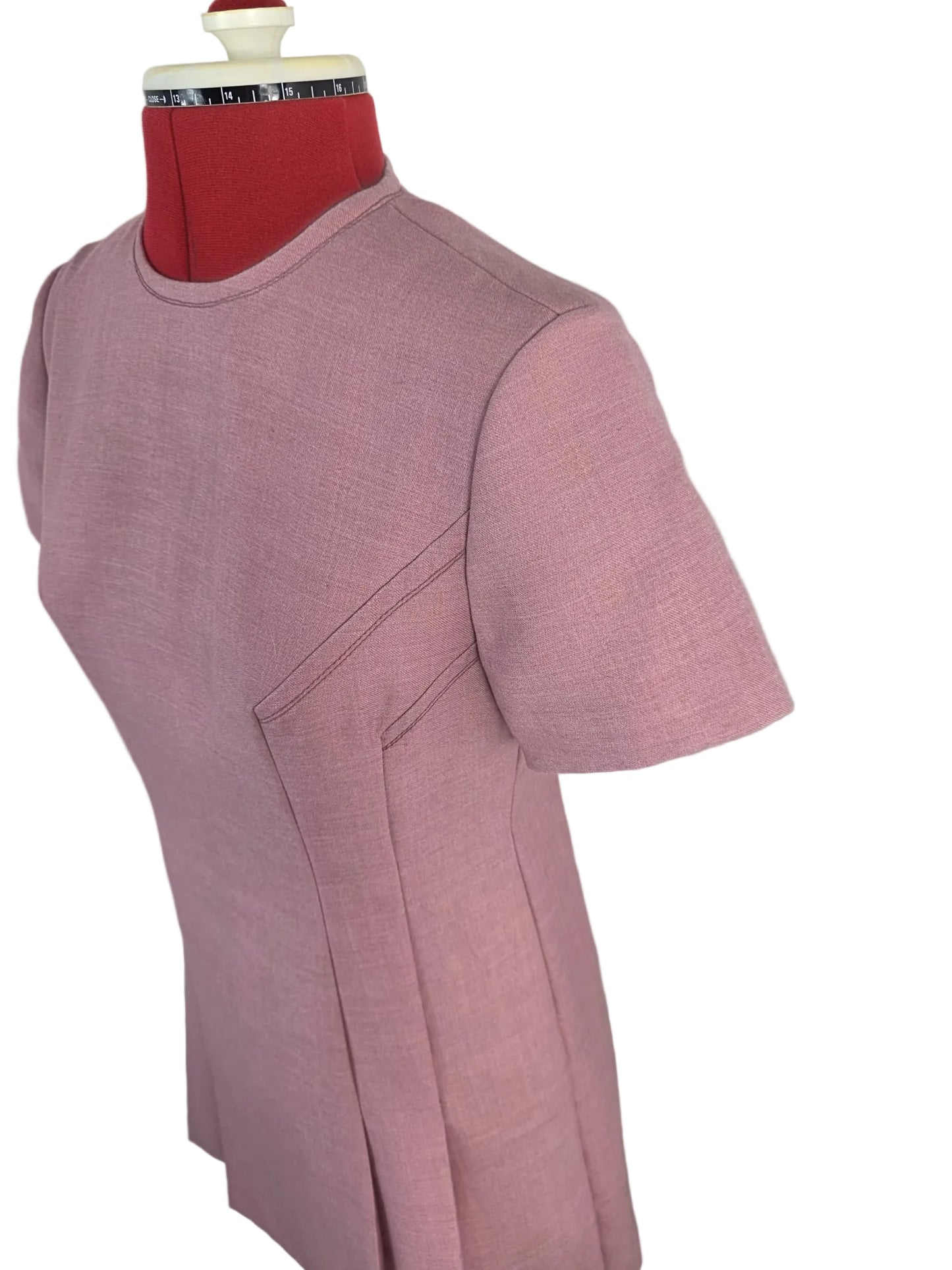 late 1960s Peggy French Tailored Mini Dress