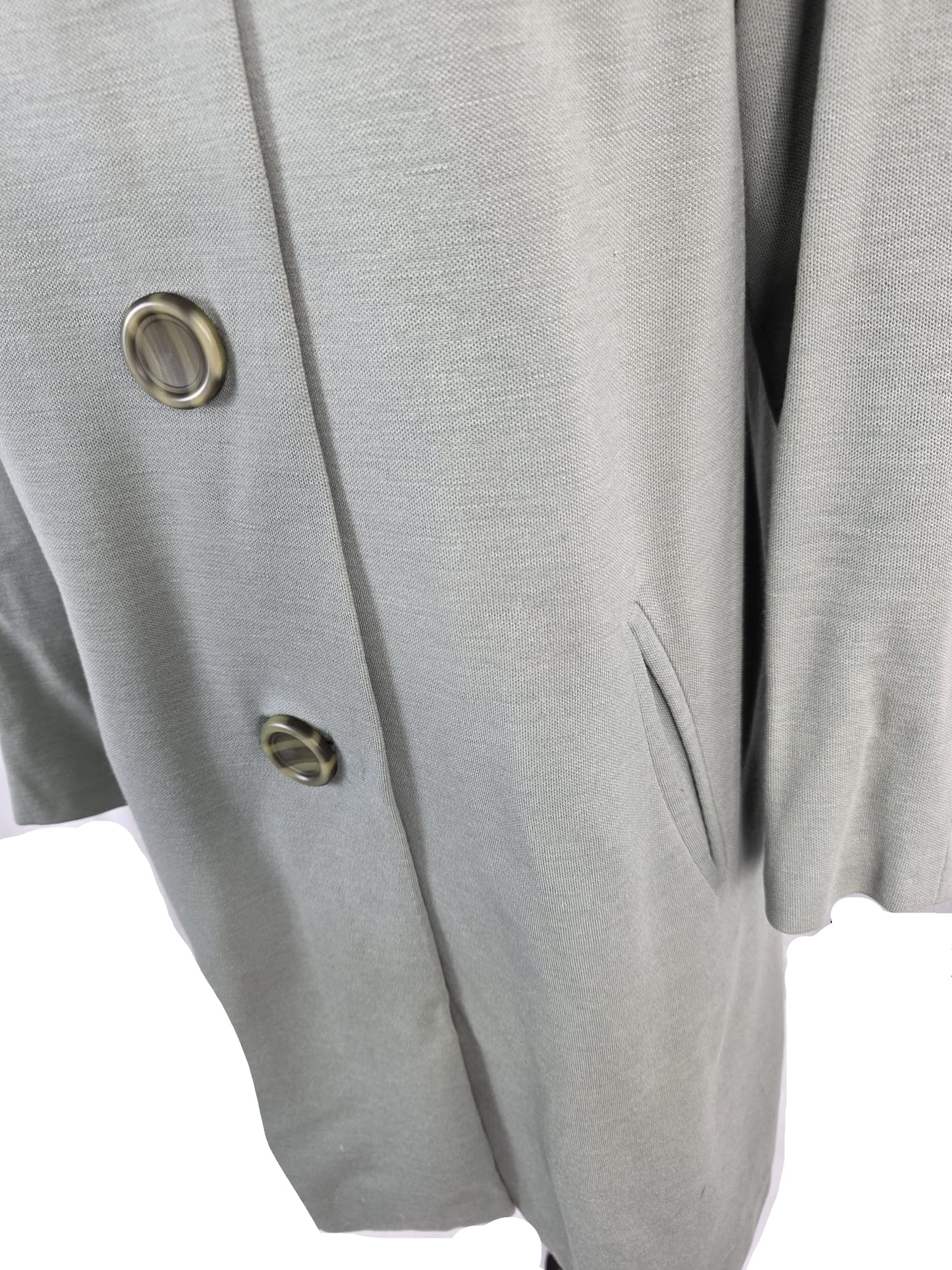 1960s Genuine Vintage All Wool Coat Little Women Style Grey Bow Detail