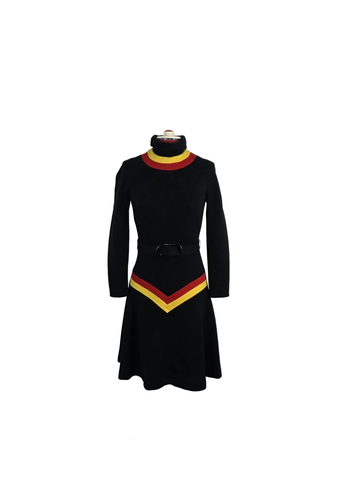True 1970s Vintage Pure Wool Dress