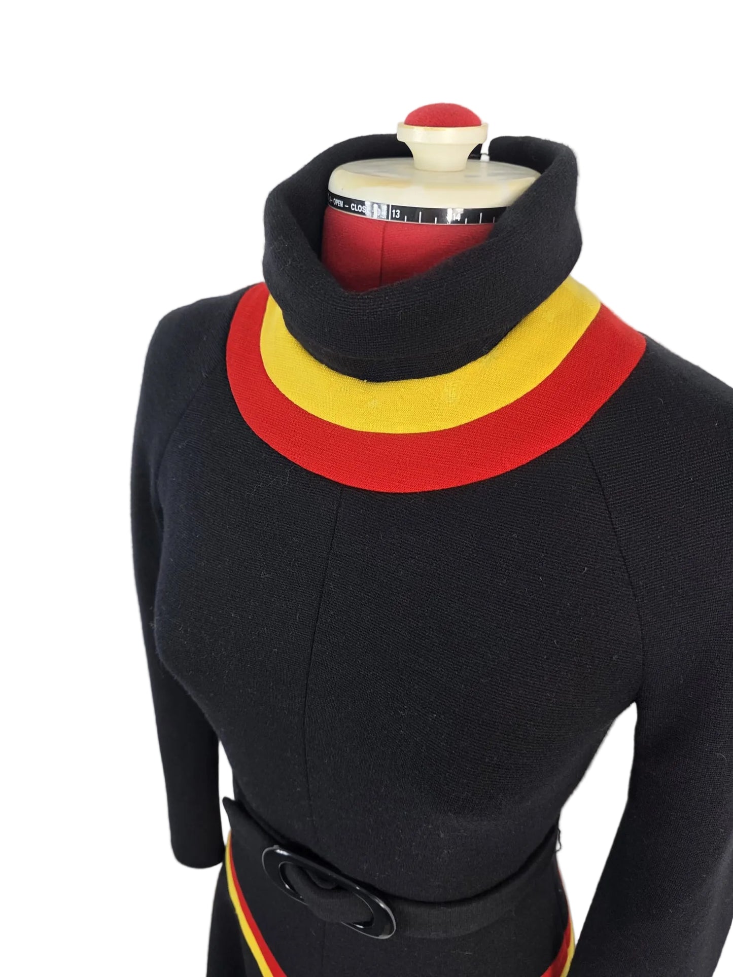 True 1970s Vintage Pure Wool Dress