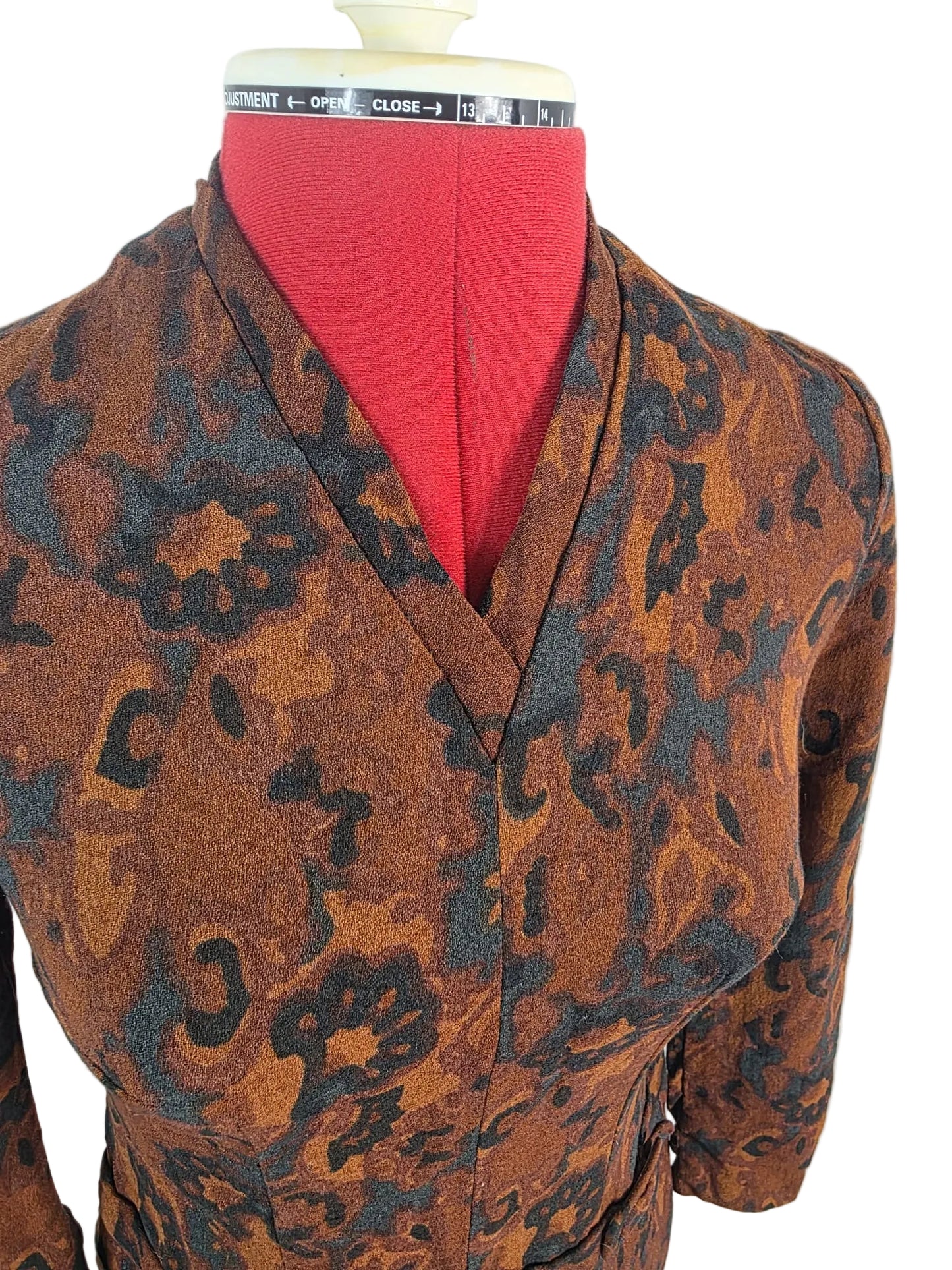 1960s Handmade Tapestry Dress