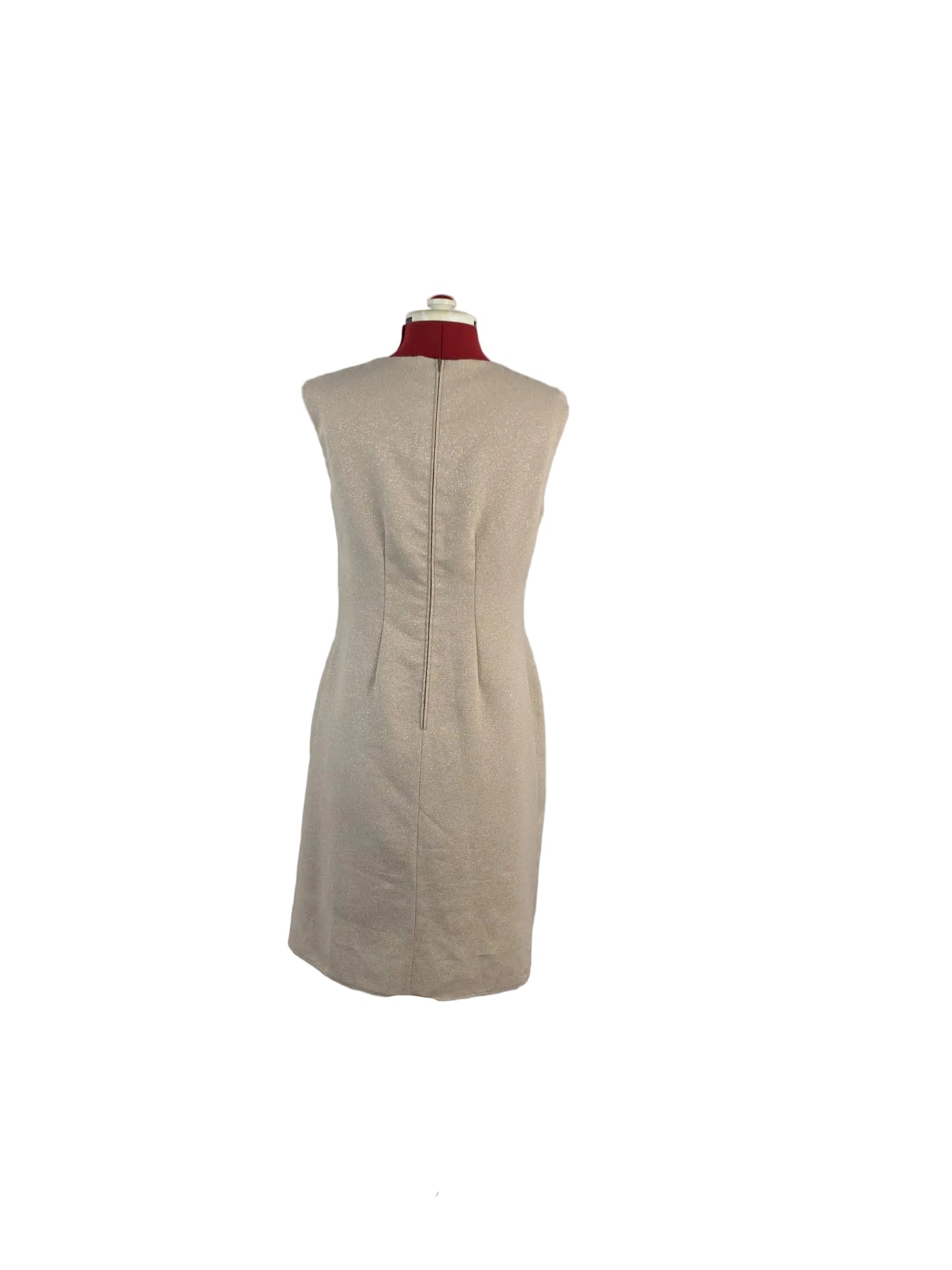 1960's Mid-Century Beige Diolen Dress