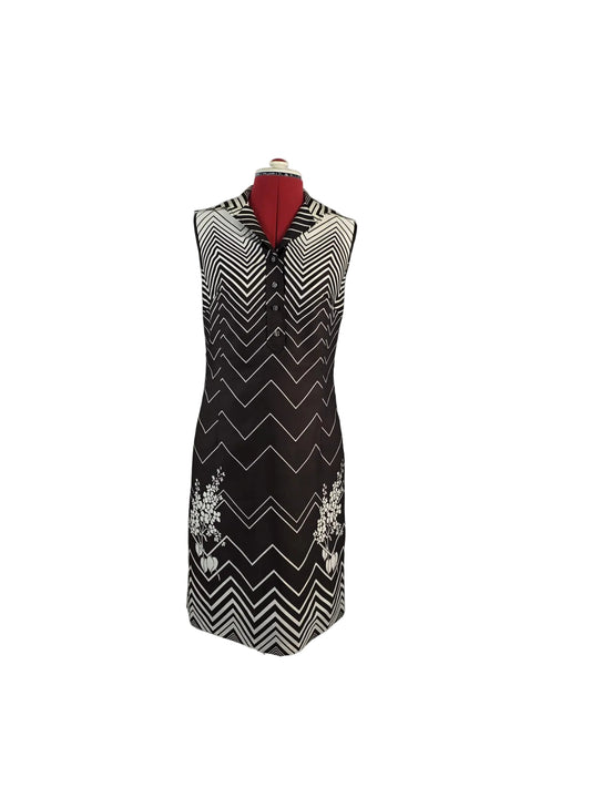 c. late 1960s / early 1970s Elvi Couture Mod Dress