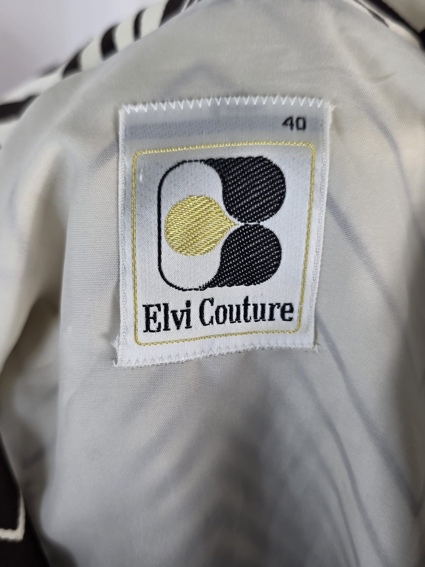 c. late 1960s / early 1970s Elvi Couture Mod Dress
