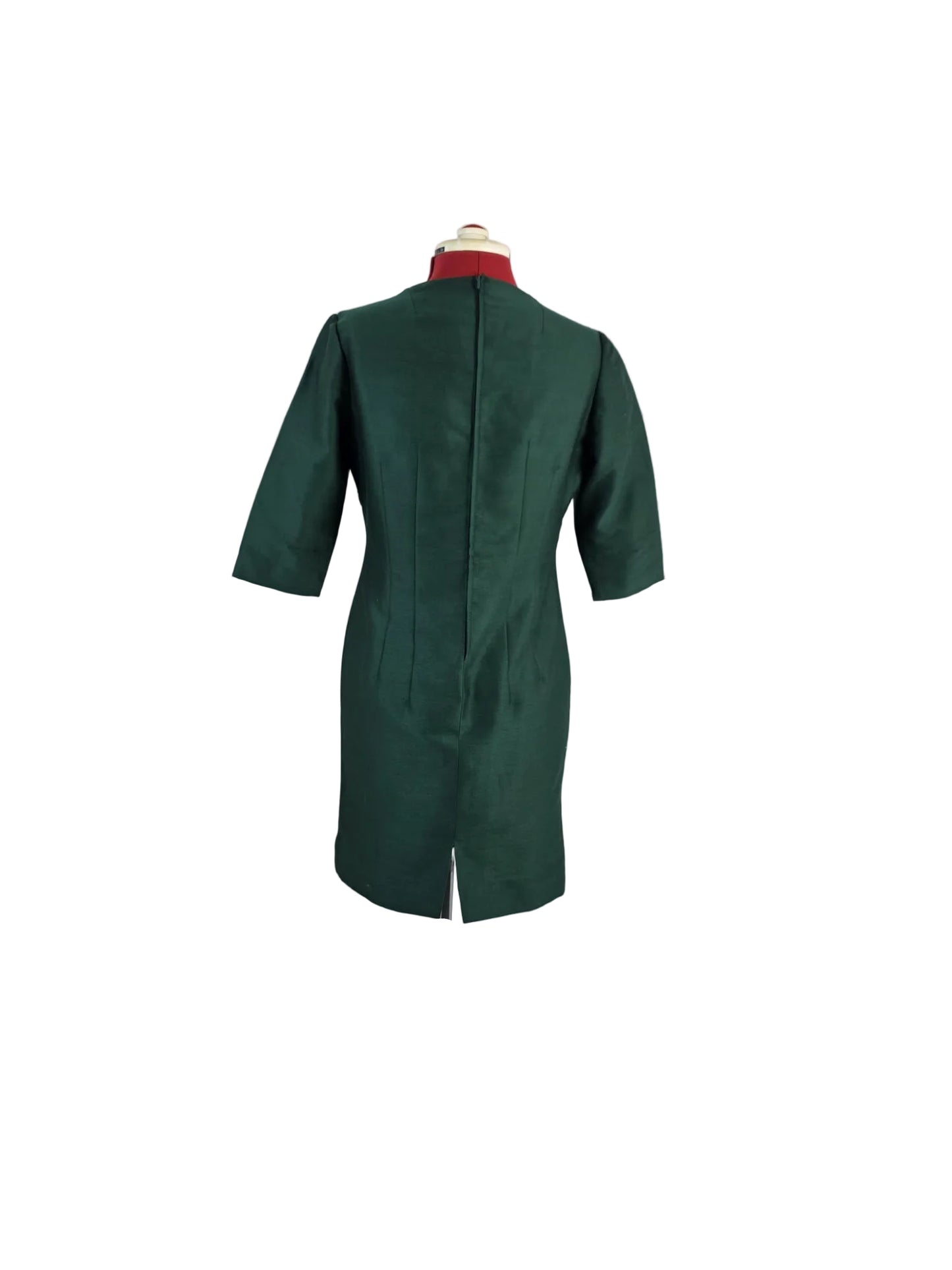 1960s Tailored Mini Dress,  Plutina Trevira Wool Blend