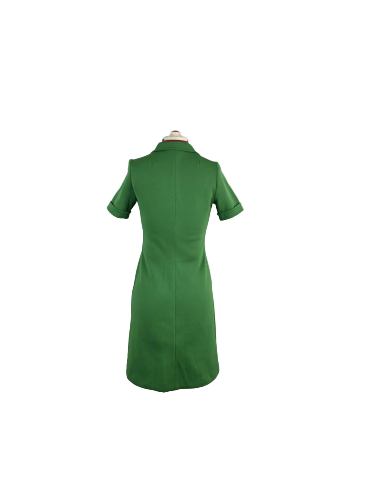 1970s Mod Mini Dress Lapidus Sweden Crimplene
