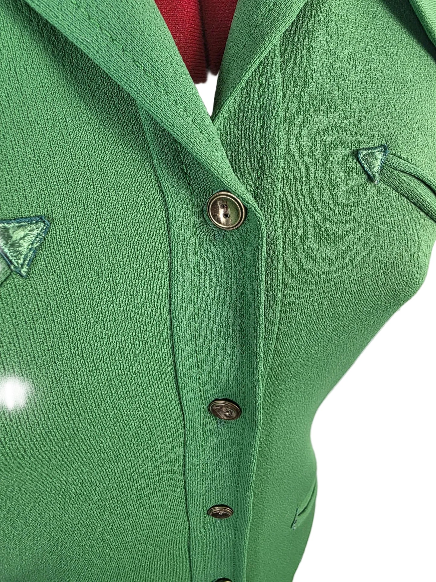 1970s Mod Mini Dress Lapidus Sweden Crimplene