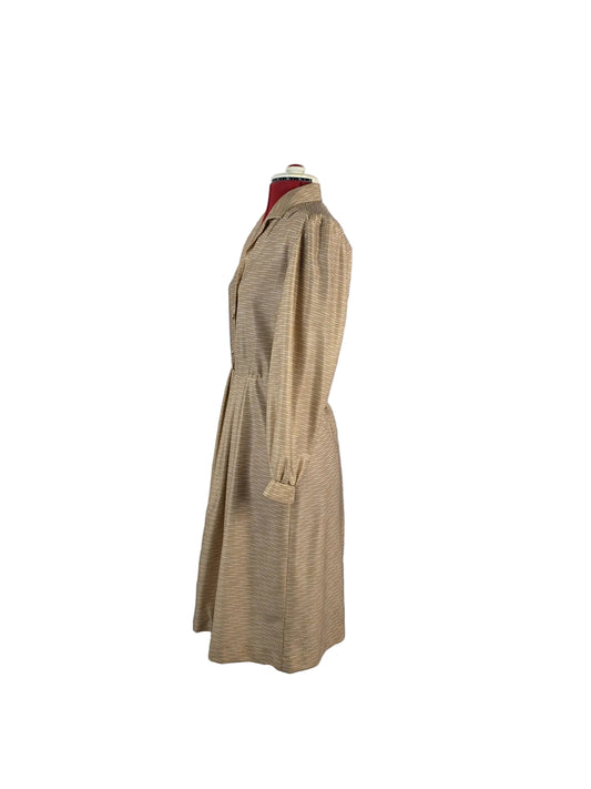 1970s Pleated Day Dress – Berkertex Mayfair Midi