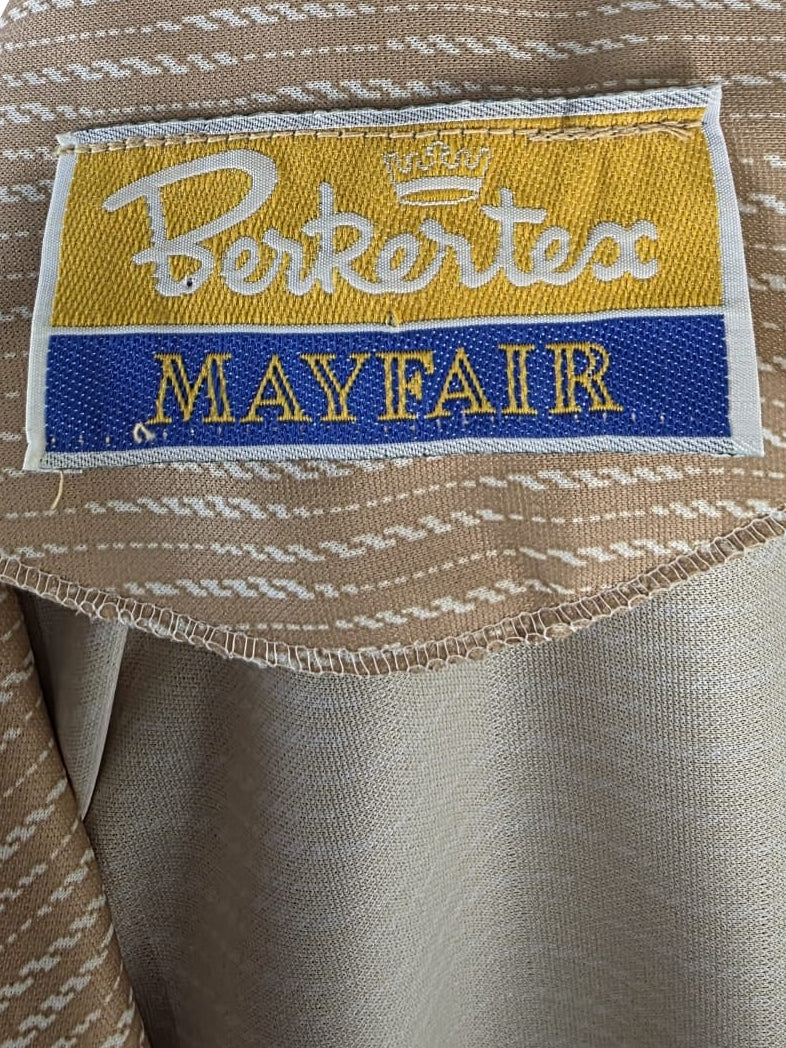 1970s Pleated Day Dress – Berkertex Mayfair Midi