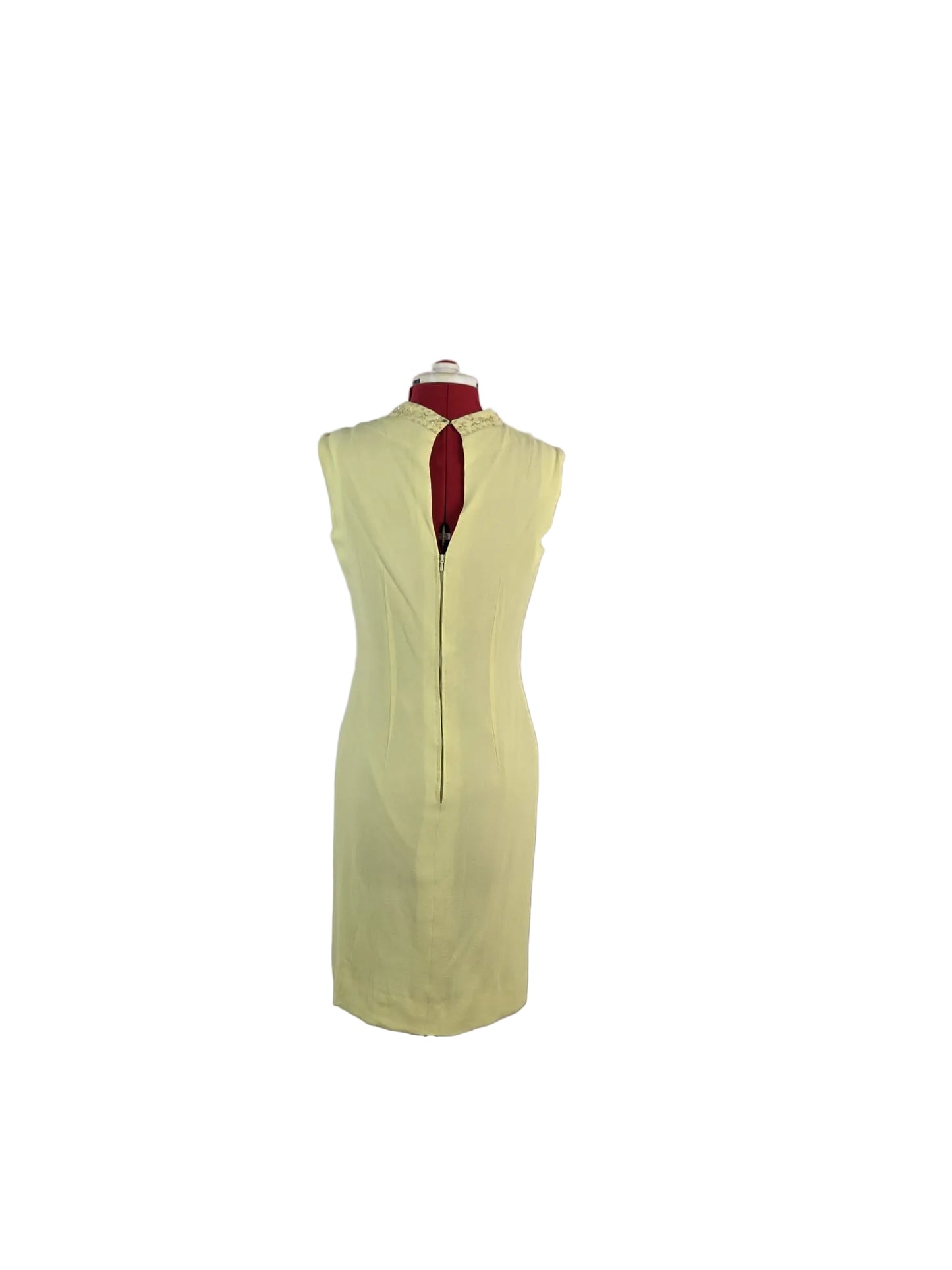 1960's, Eugène Braunschweig Lemon Yellow Dress