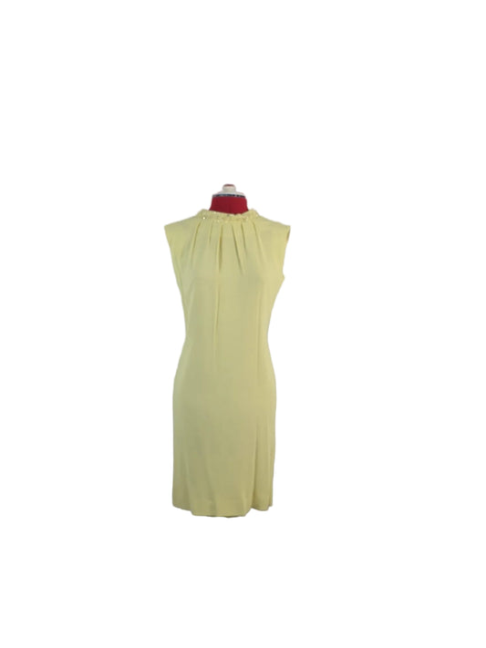 1960's, Eugène Braunschweig Lemon Yellow Dress
