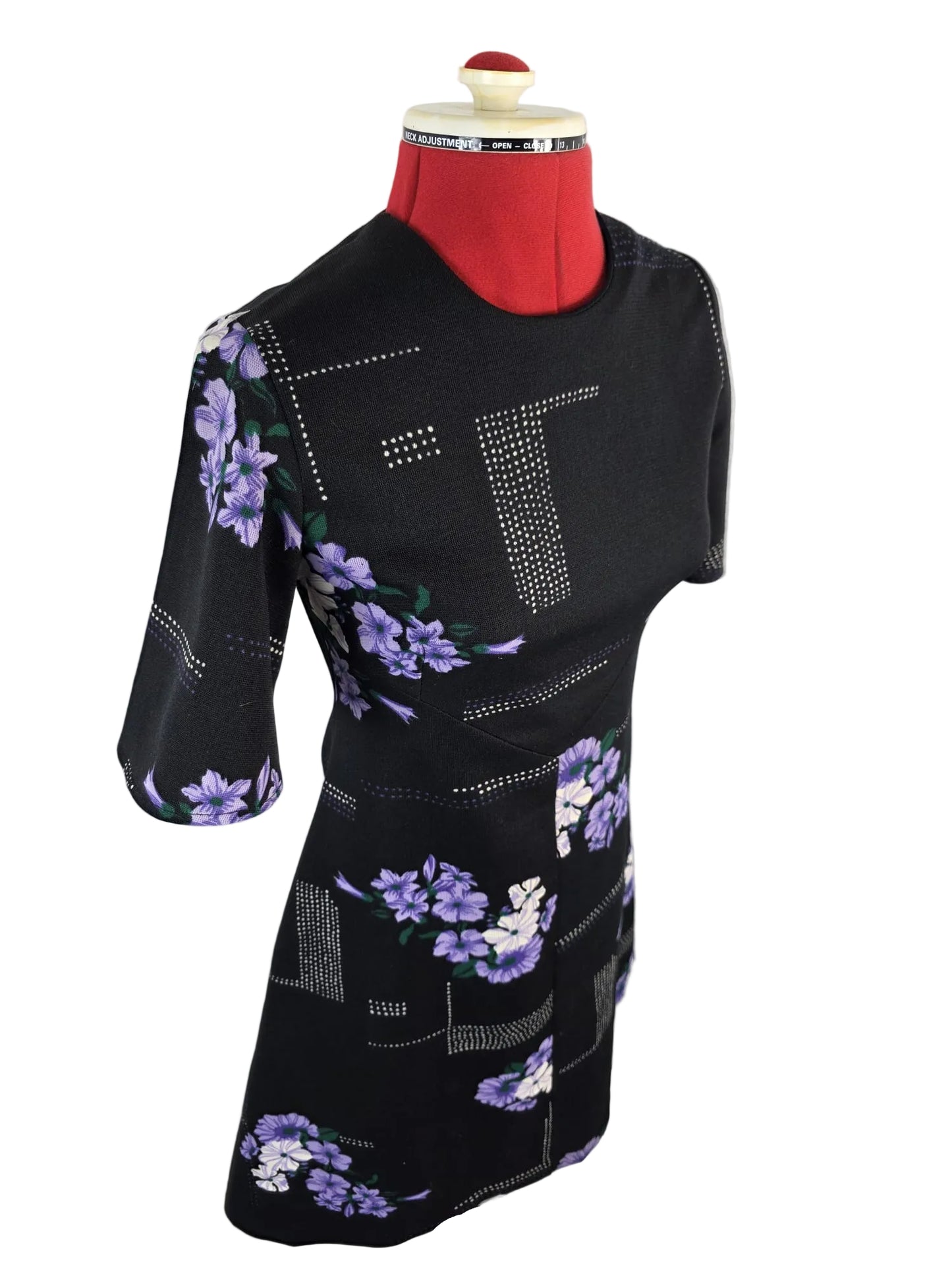 1970s Genuine Vintage Barbarella Finland Dress Floral A-line Nordic
