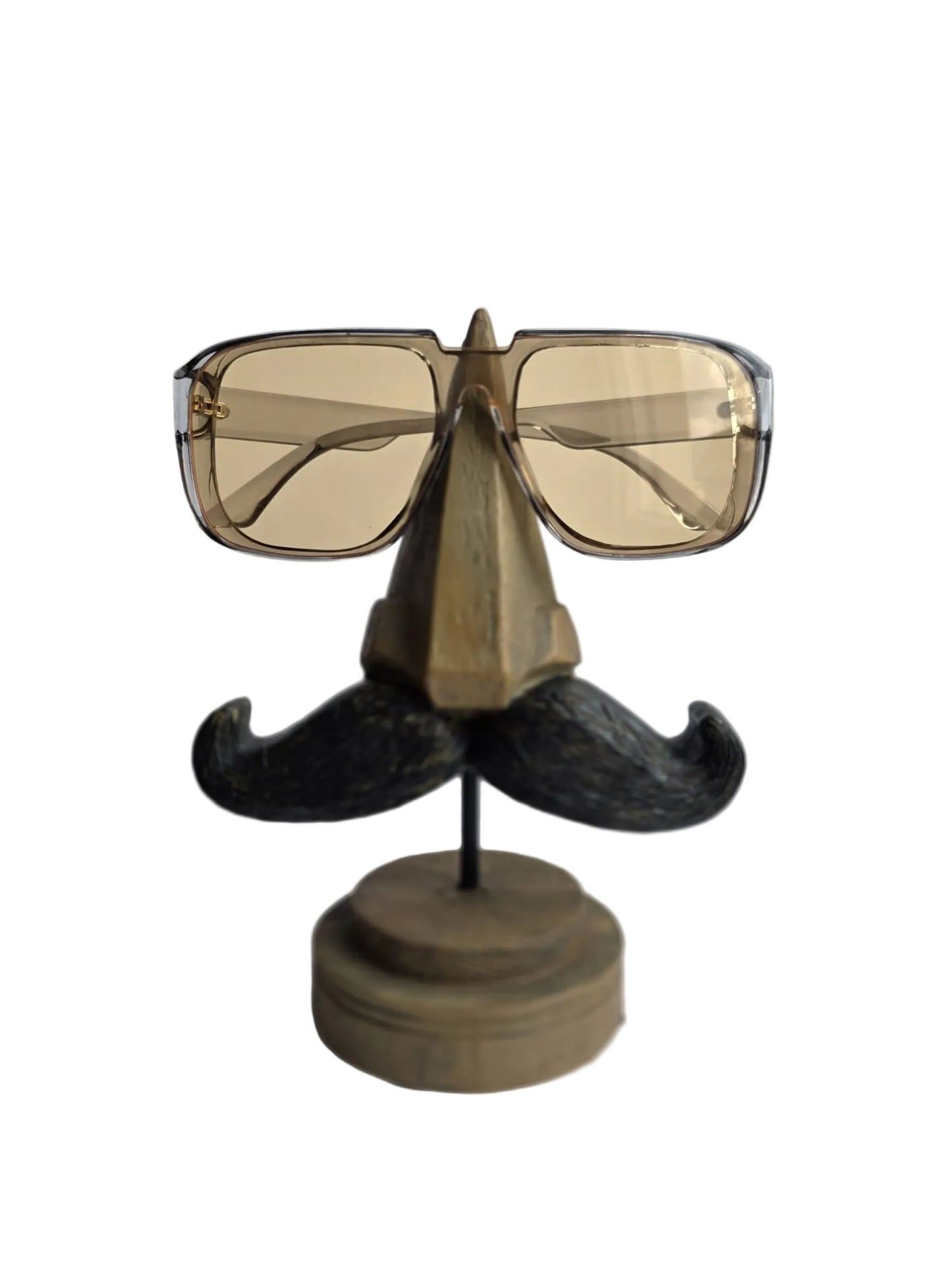 Square Sunglasses – Transparent Smoke Frame