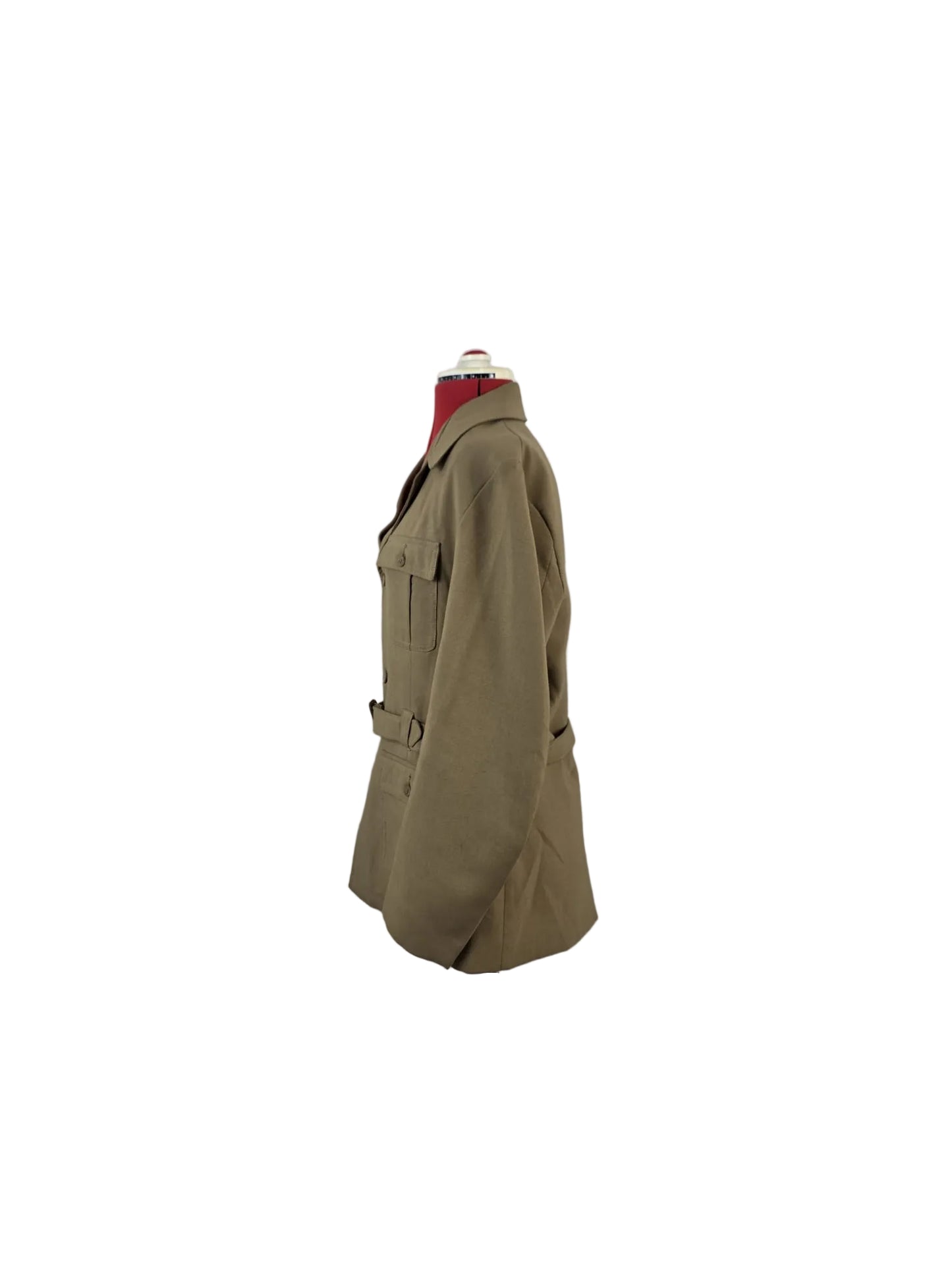 1970s Vintage Owens Own Safari Jacket in Sand Trevira Blend