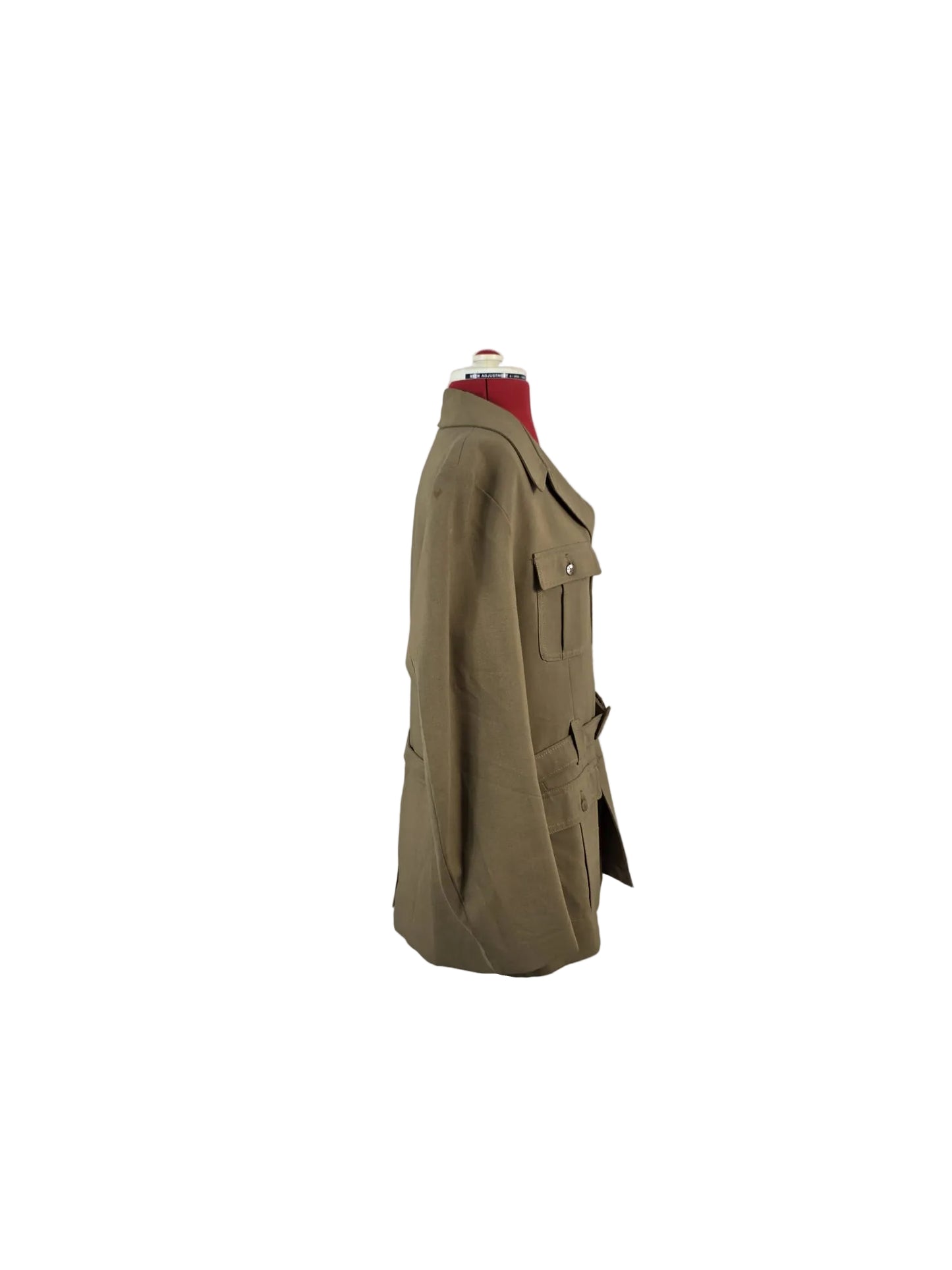 1970s Vintage Owens Own Safari Jacket in Sand Trevira Blend