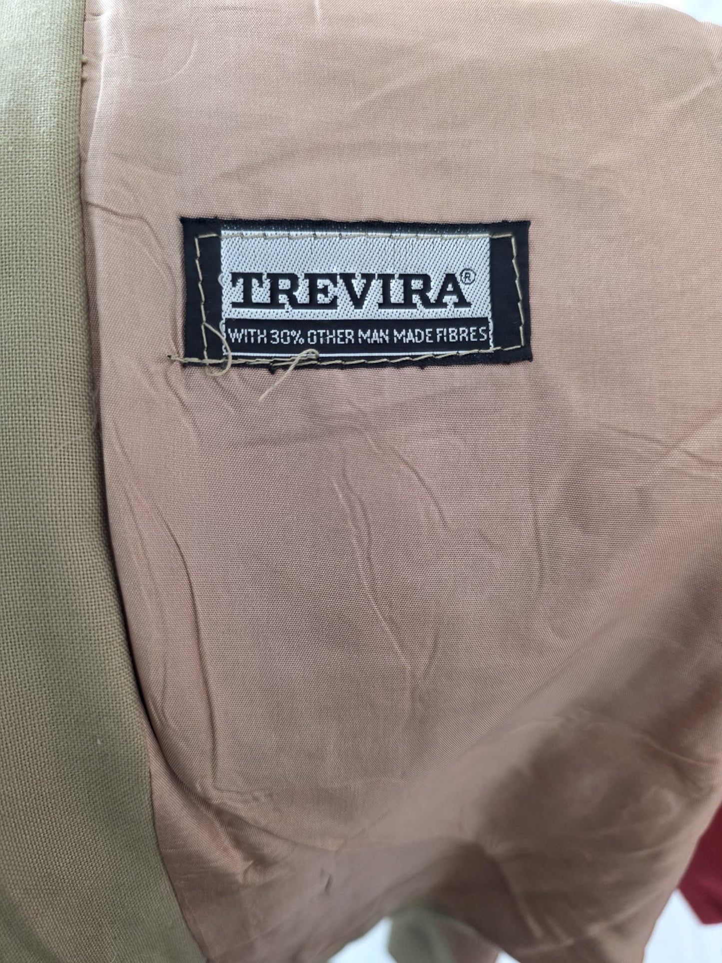 1970s Vintage Owens Own Safari Jacket in Sand Trevira Blend