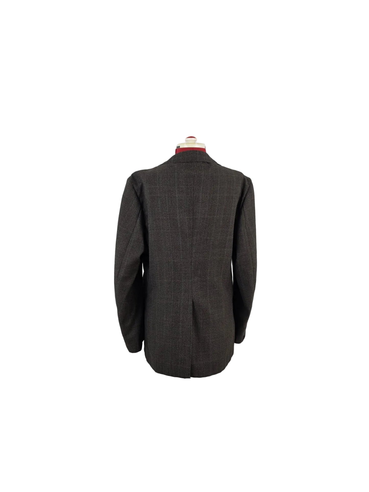 1970s Vintage Brown Glen Check Terylene Blazer