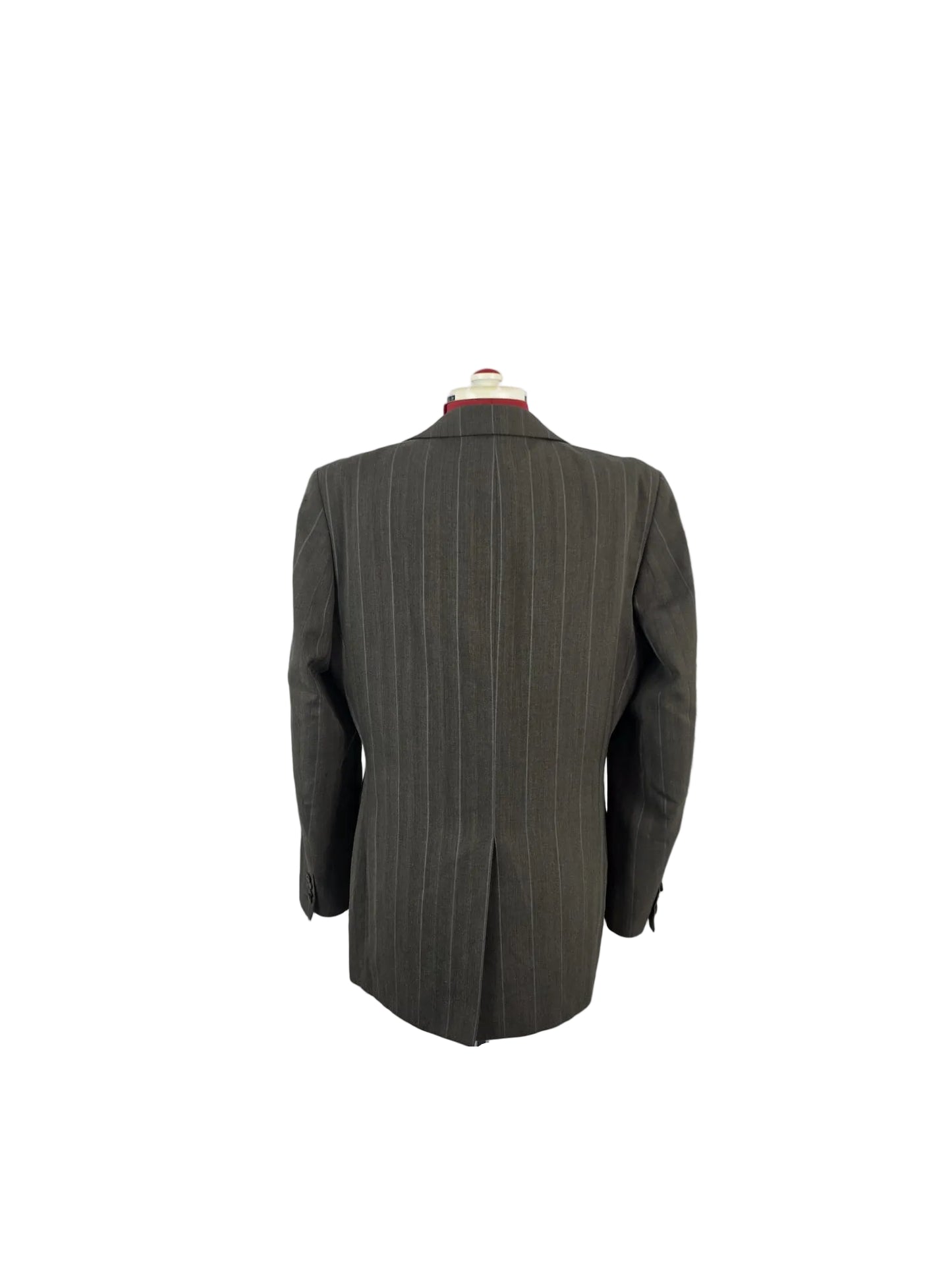 Mid to Late 1990s Vintage Topman London Pinstripe Two-Piece Suit Blazer