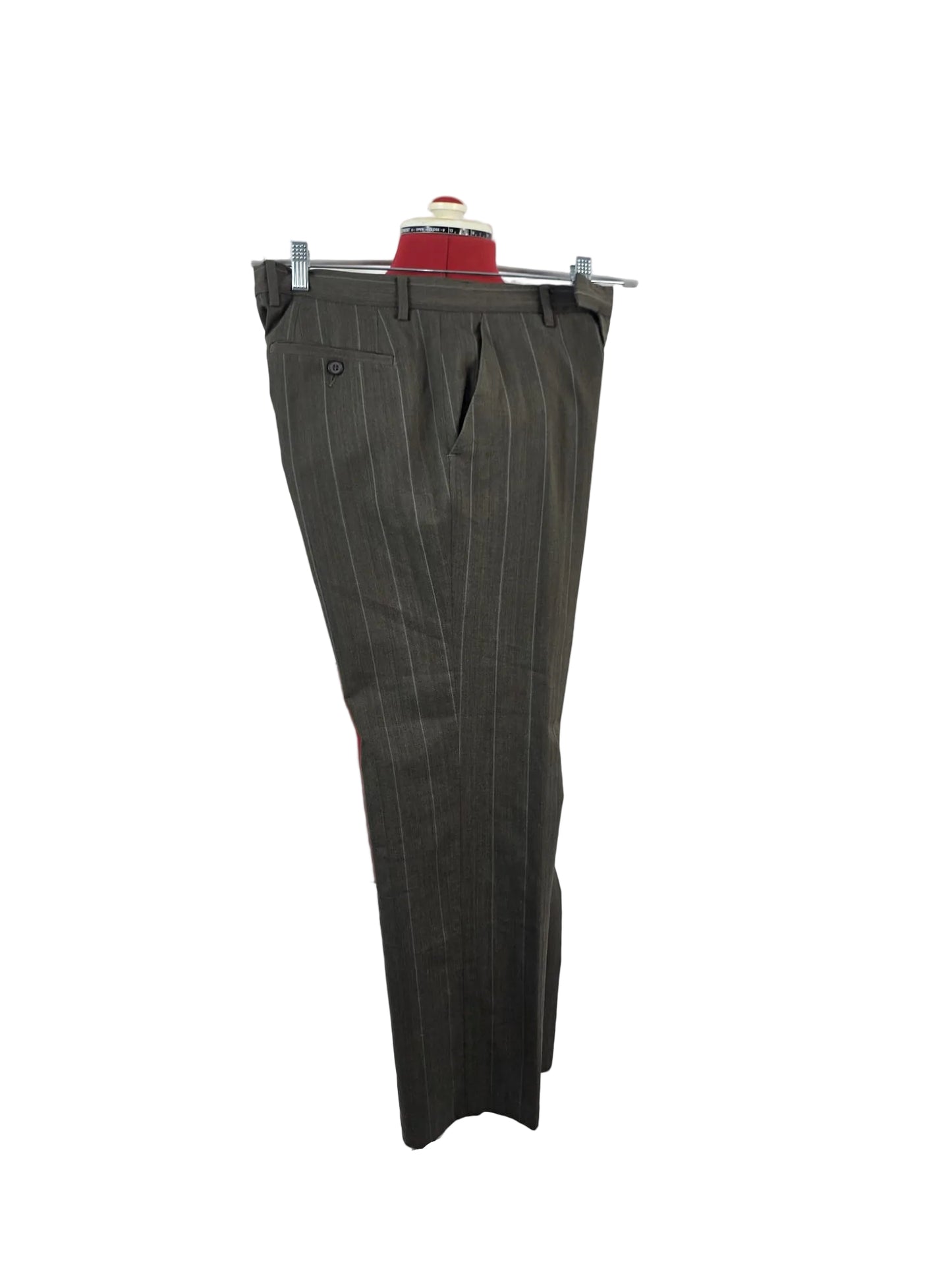 Mid to Late 1990s Vintage Topman London Pinstripe Two-Piece Suit Blazer