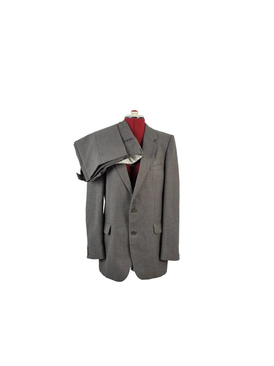1980s Hepworths Vintage Grey Two-Piece Suit