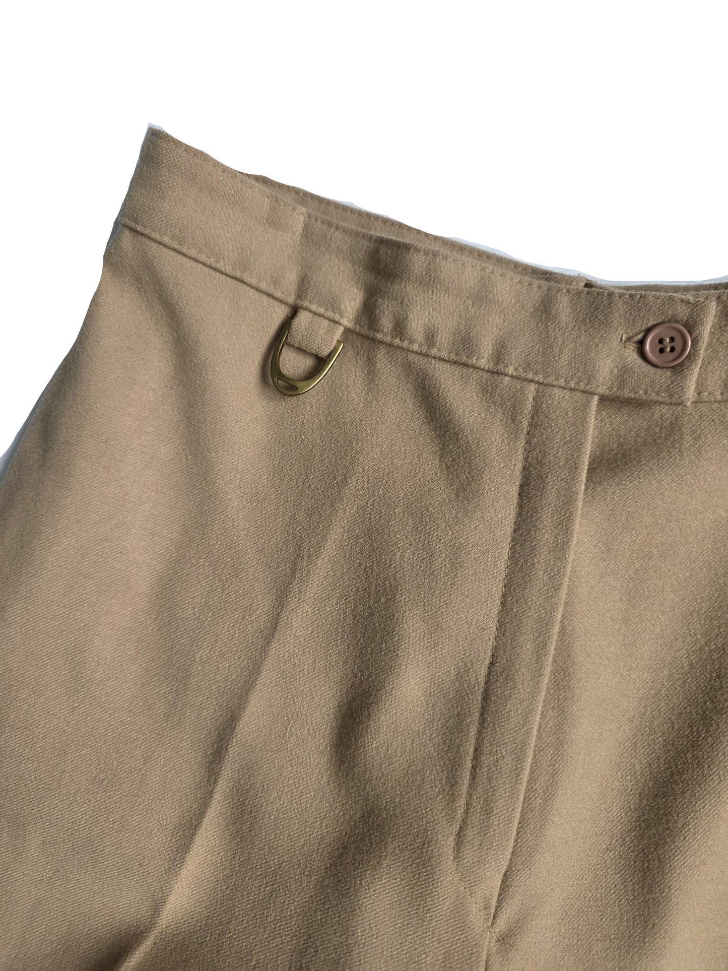 1980s Vintage High Waisted Wide Leg Trousers Made in Sweden