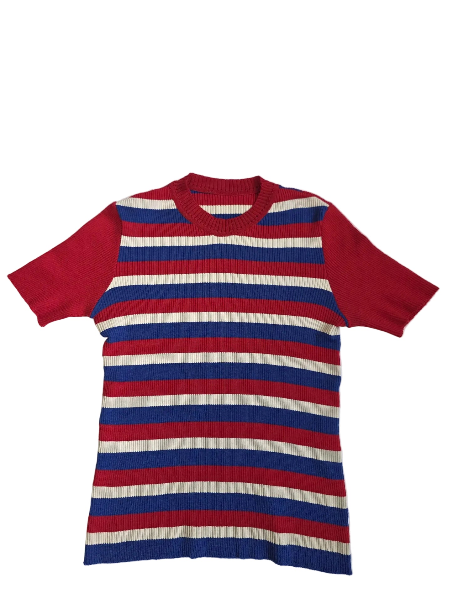 1970s Anilana Włocławek Striped Knit Top