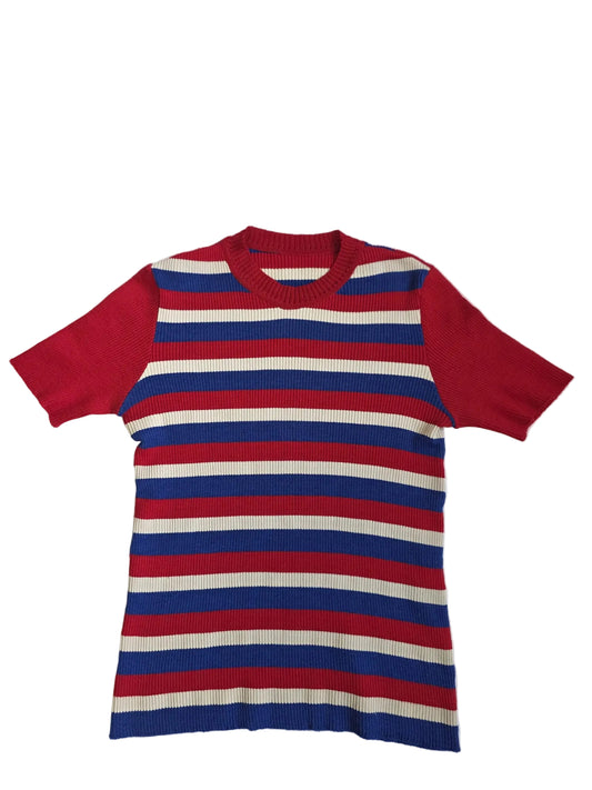 1970s Anilana Włocławek Striped Knit Top