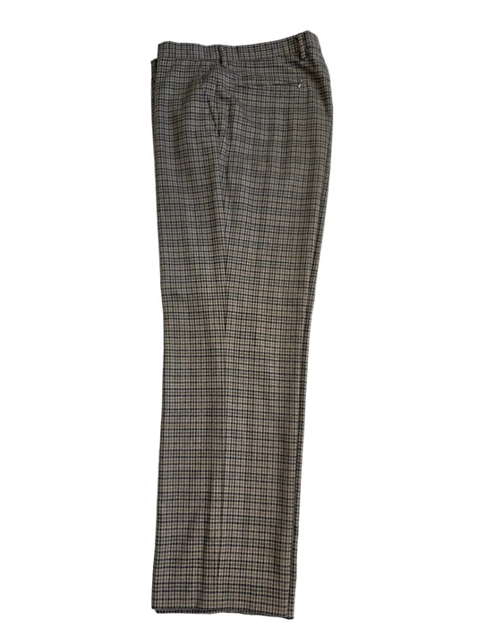 1980s Vintage Alberto Wool Blend Check Trousers