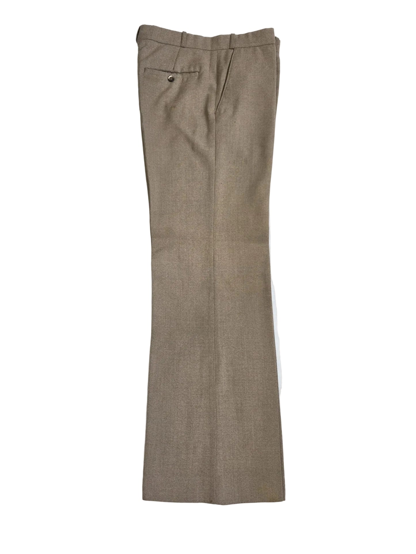 1970s Vintage Hardy Amies for Hepworths Wool Blend Flared Trousers