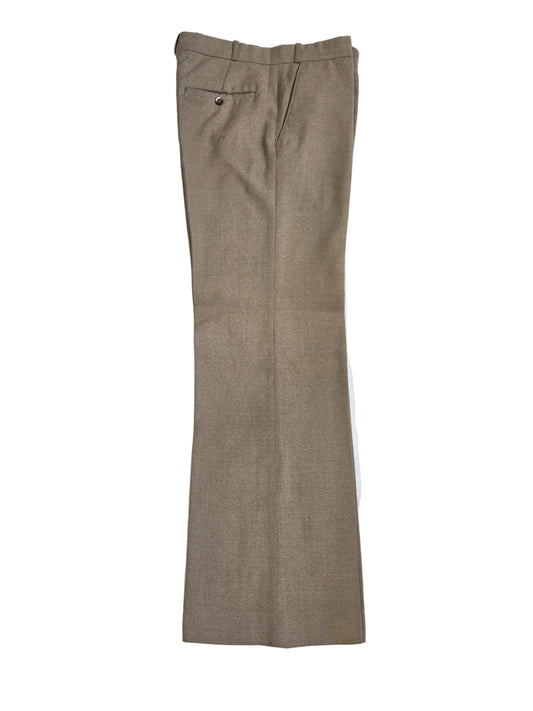 1970s Vintage Hardy Amies for Hepworths Wool Blend Flared Trousers
